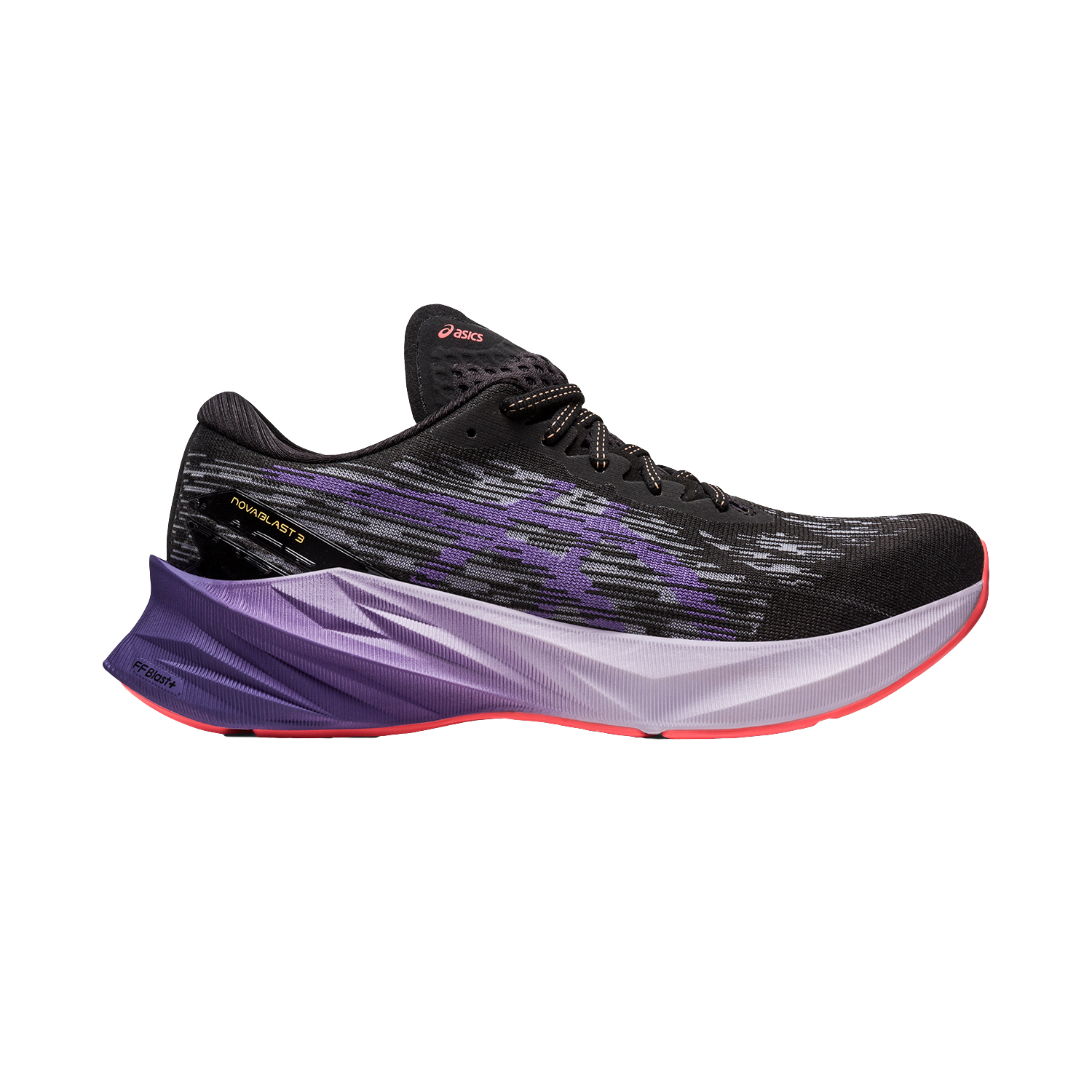 Asics Novablast 3 Women's Running Shoes - Black/Dusty Purple Asics Novablast 3 Women's Running Shoes - Black/Dusty Purple