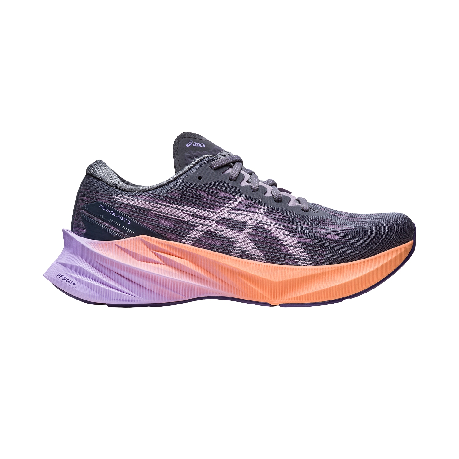 Asics Novablast 3 Women's Running Shoes - Metropolis/Disk Violet Asics Novablast 3 Women's Running Shoes - Metropolis/Disk Violet