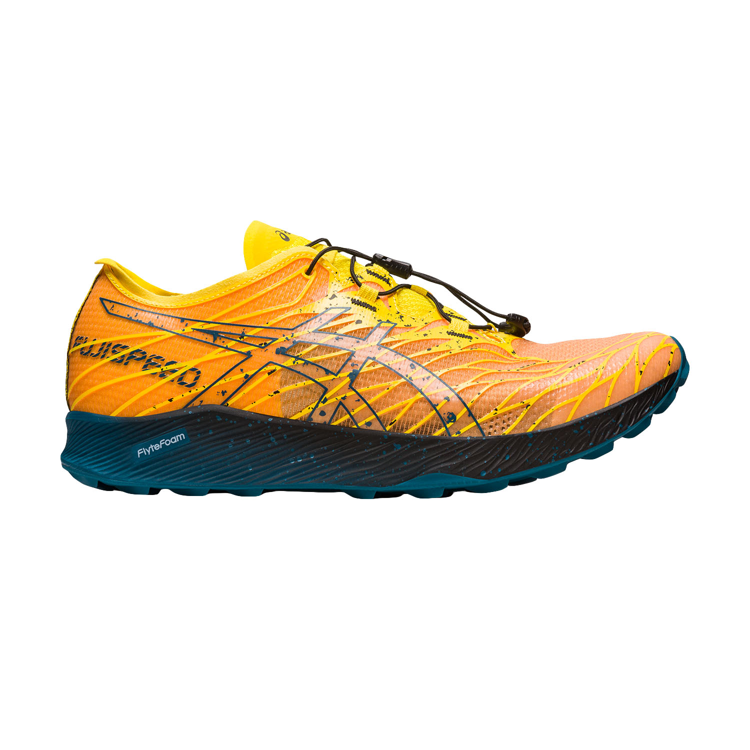 Asics FujiSpeed Men's Trail Running Shoes - Golden Yellow