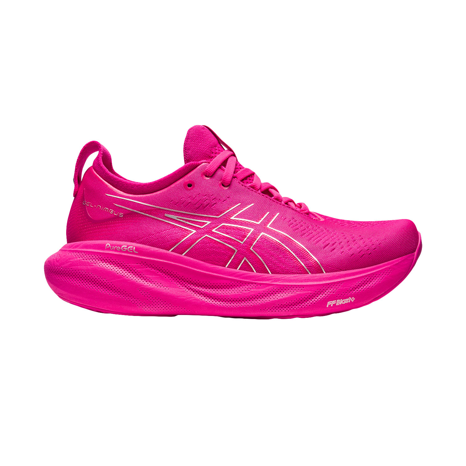 Asics Gel Nimbus 25 Women's Running Shoes - Sheet Rock/White