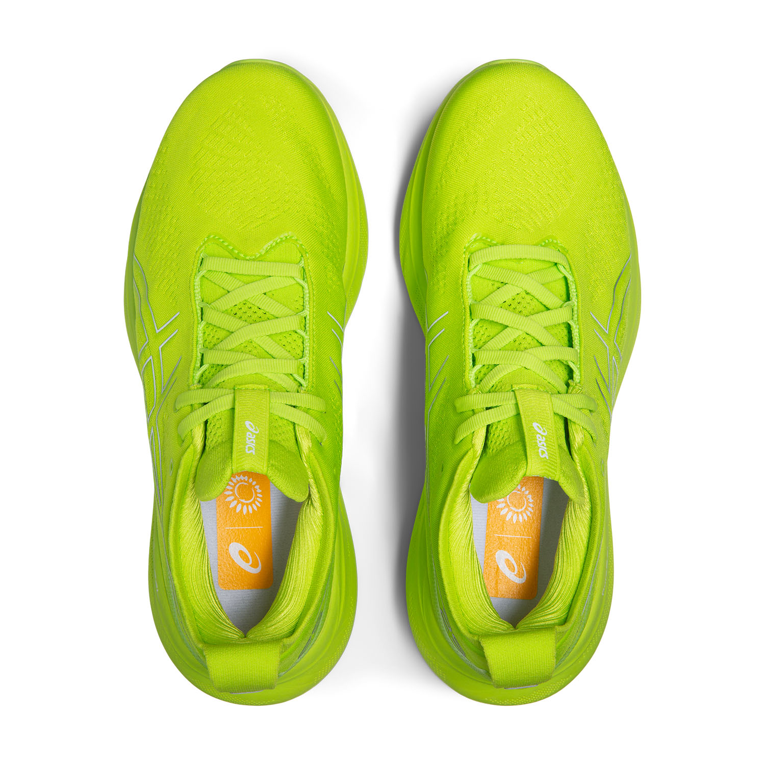 Asics Gel Nimbus 25 Men's Running Shoes - Lime Zest/White
