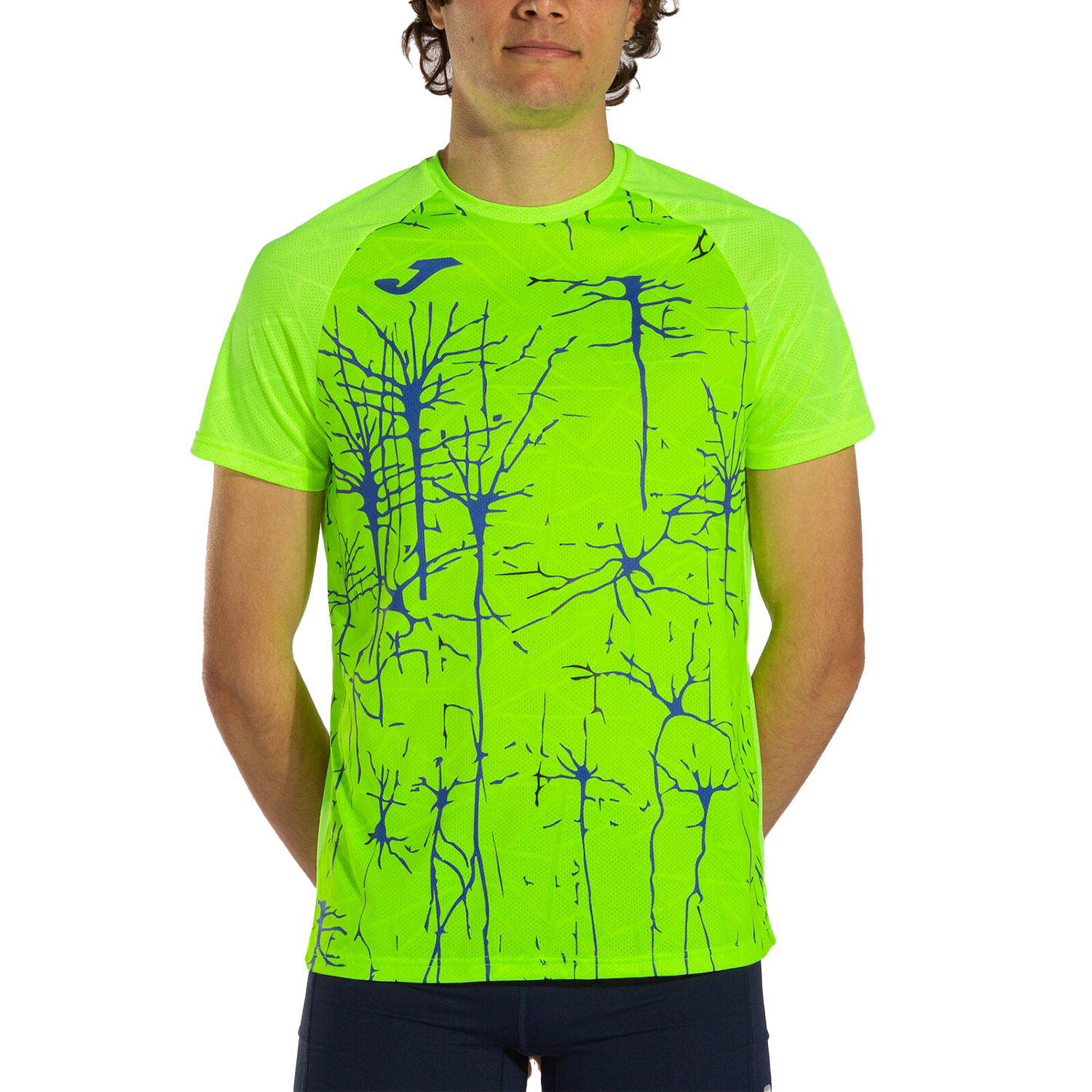 Joma Elite IX Camiseta de Running Hombre - Fluor Green