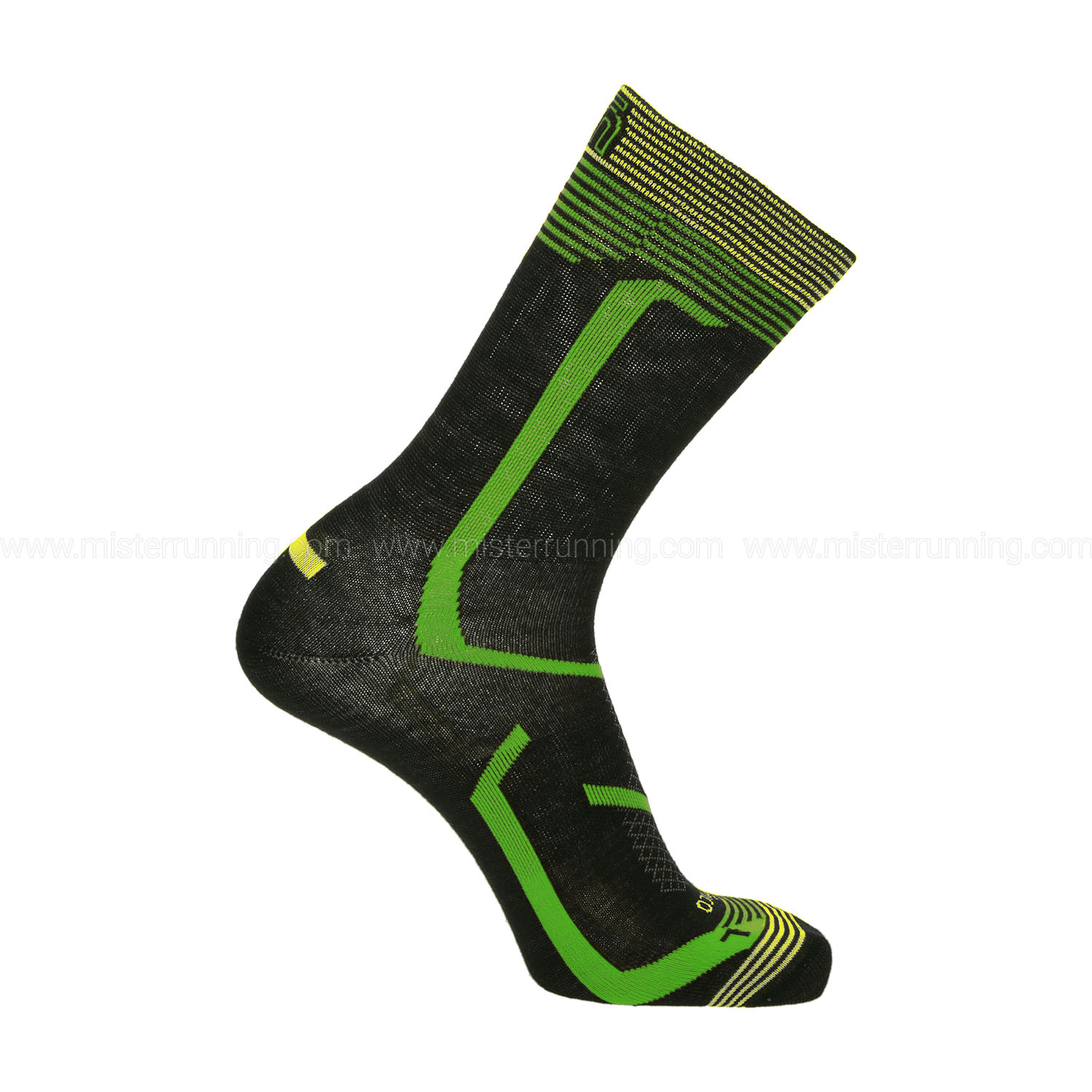 Mico Warm Control Protech Light Weight Calcetines - Nero/Giallo Fluo