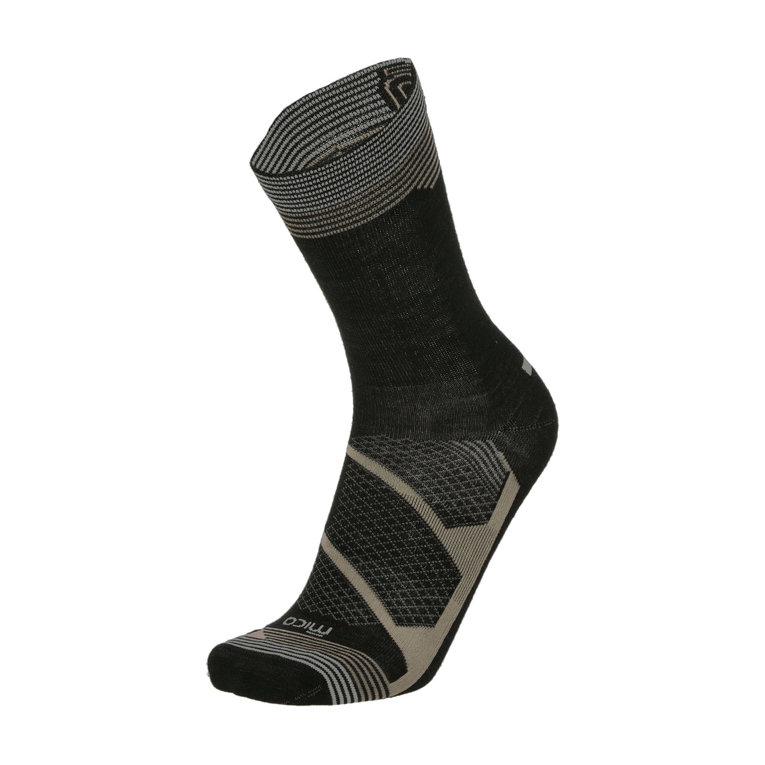 Mico Warm Control Protech Light Weight Socks - Nero/Grigio