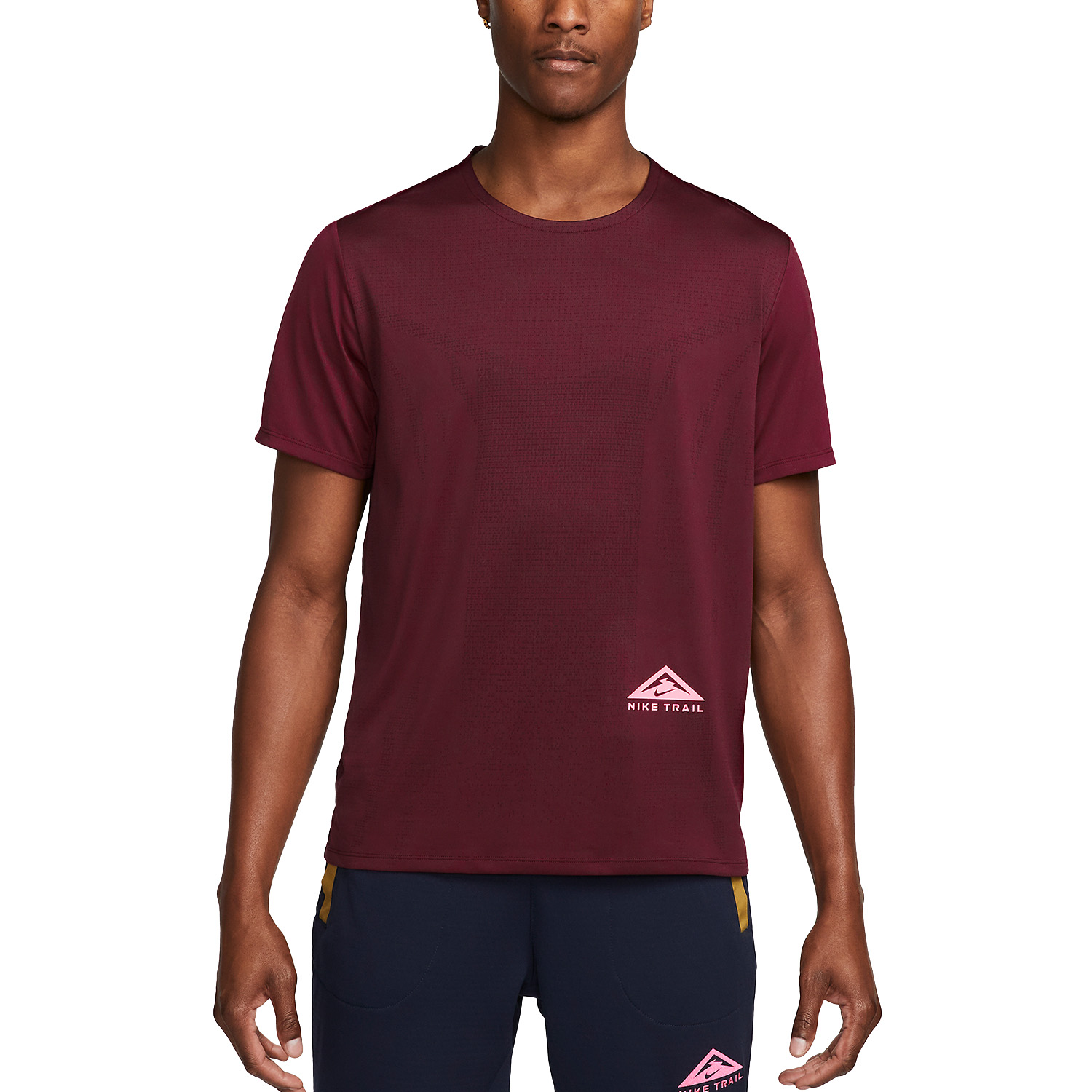 dark beetroot nike shirt