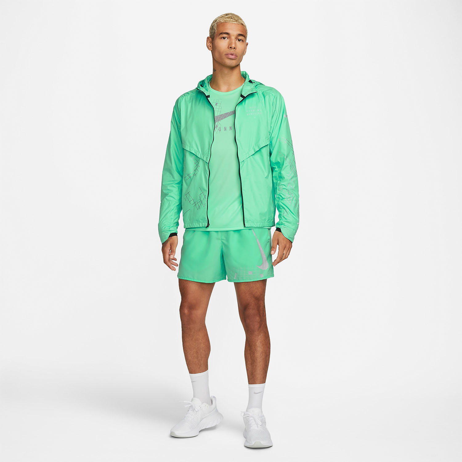 Nike Run Division Men's Running Jacket - Green Glow