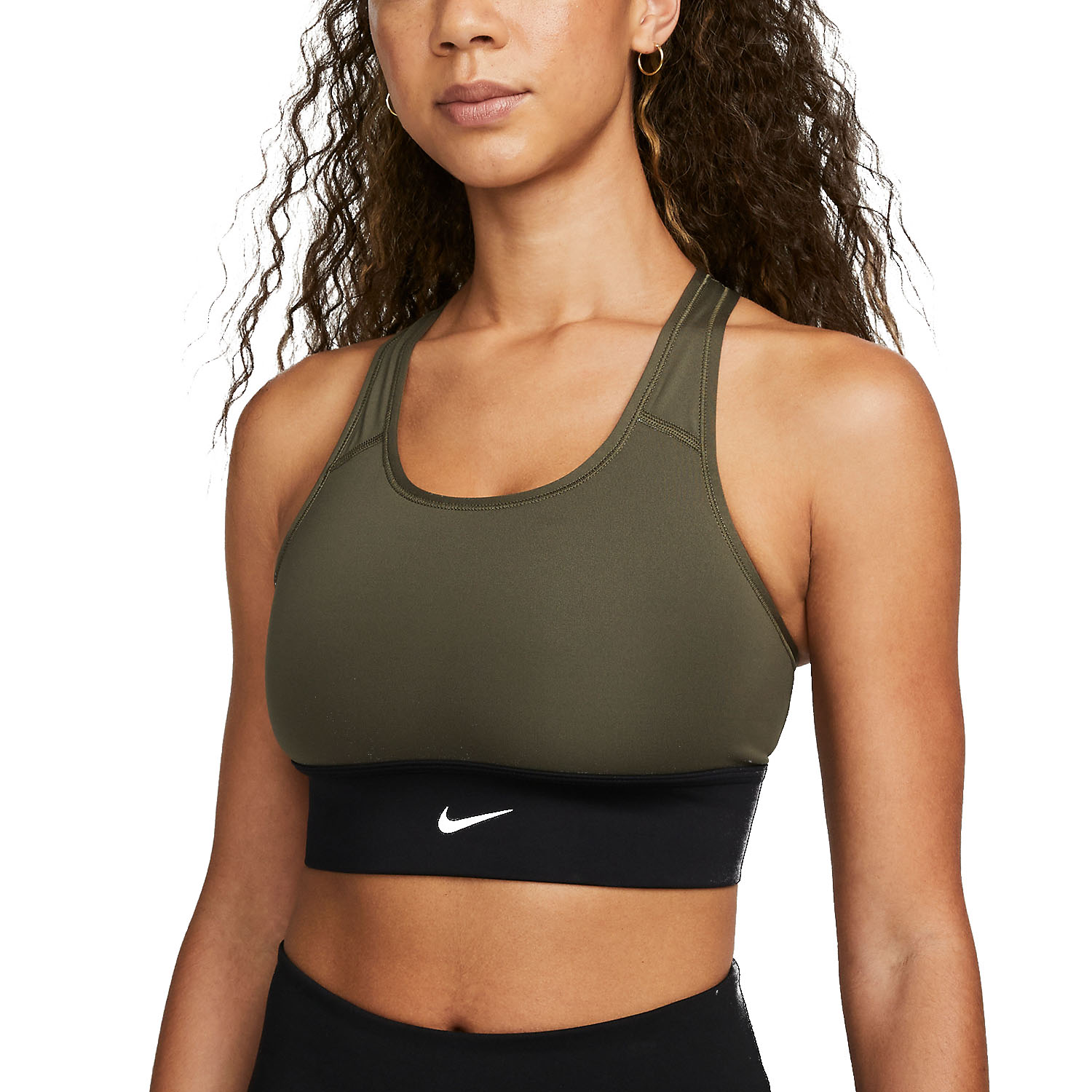 Nike Swoosh Line Sujetador Deportivo Mujer - Cargo