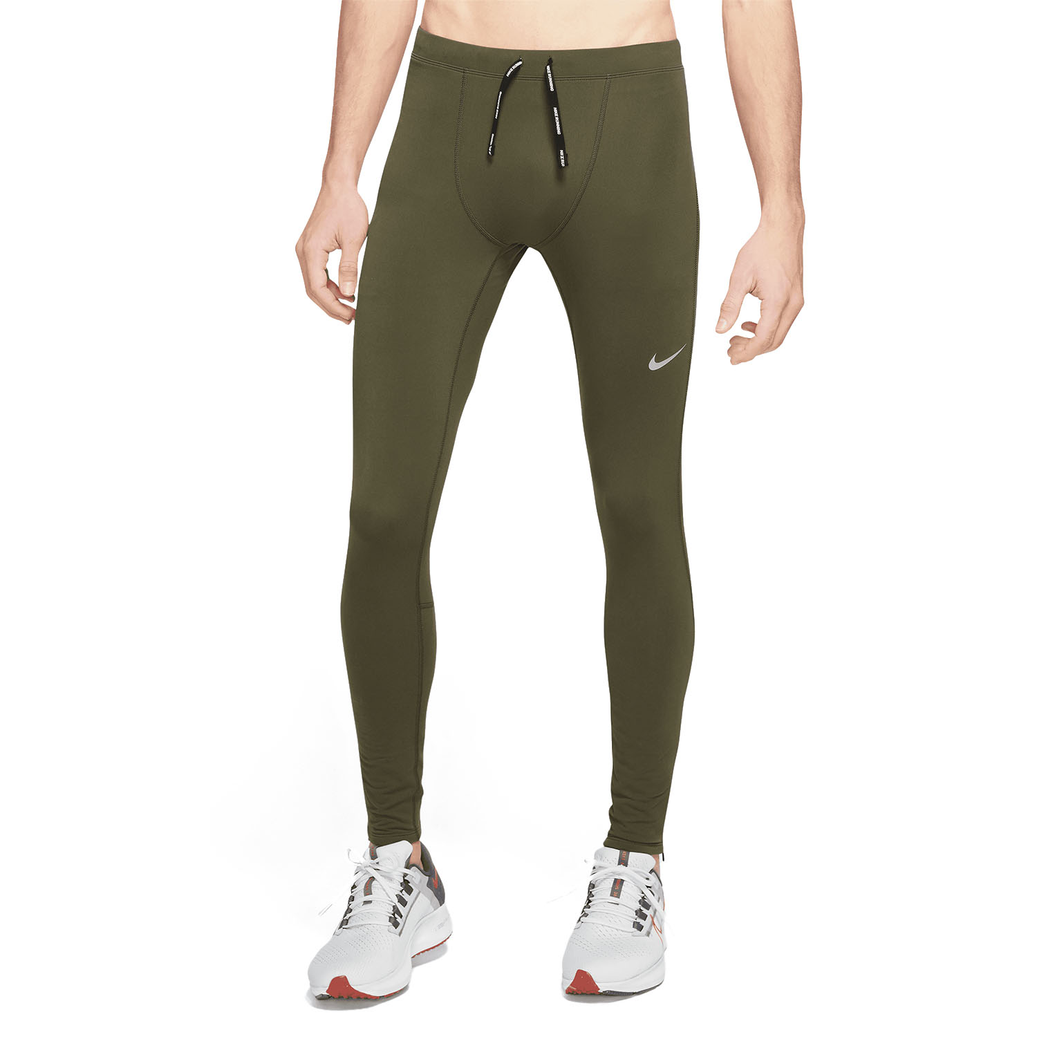Nike Repel Challenger Men's Underwear Long Tights Rough Green