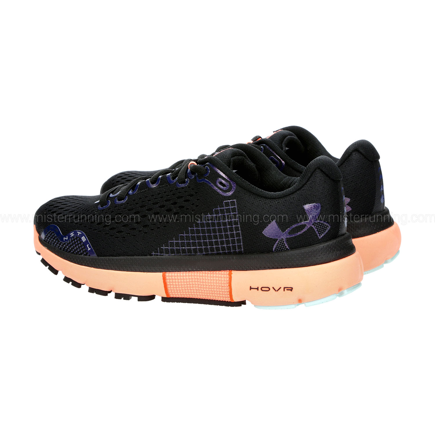 Under Armour HOVR Infinite 4 - Black/Lunar Coral