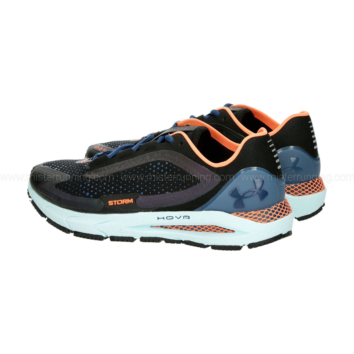 Under Armour HOVR Sonic 5 STORM - Black/Petrol Blue/Panic Orange