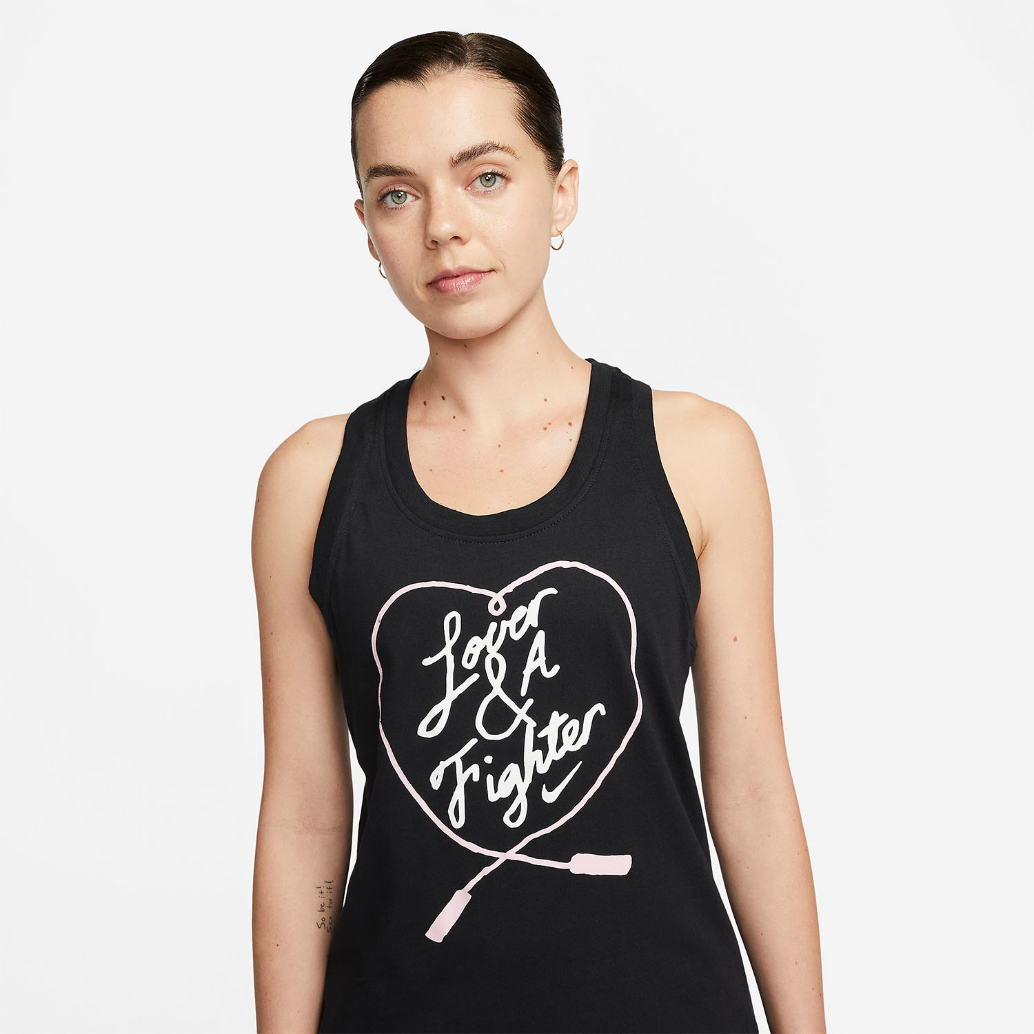 Nike Dri-FIT One Logo Tank - Black