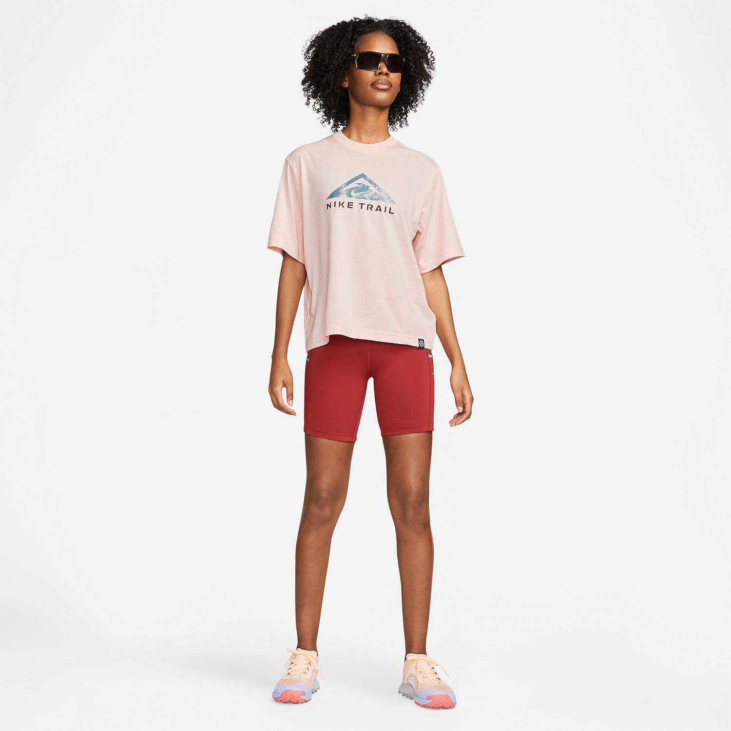 Nike Trail Dri-FIT Maglietta - Pink Bloom