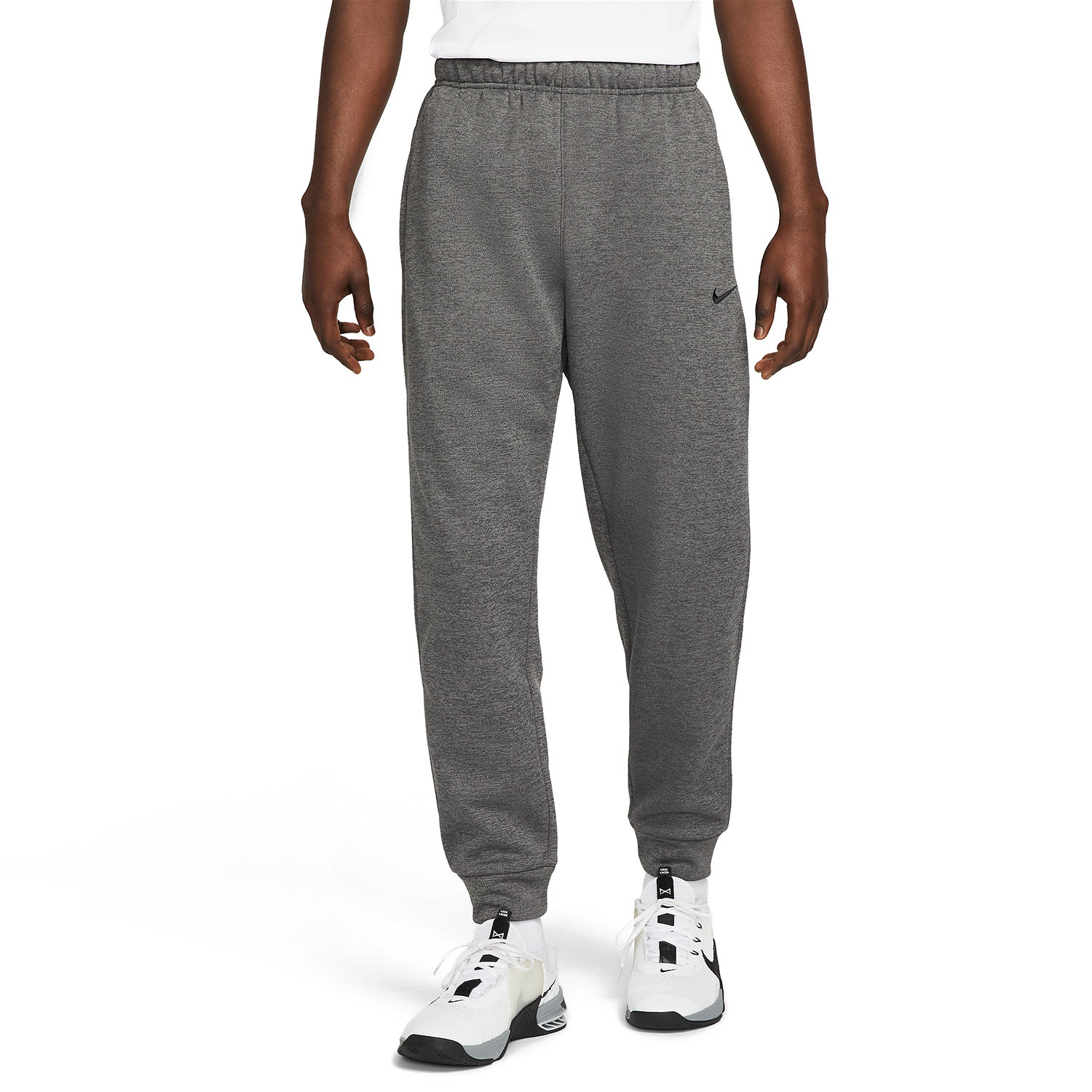 Nike Therma-FIT Logo Pants - Charcoal Heathrer