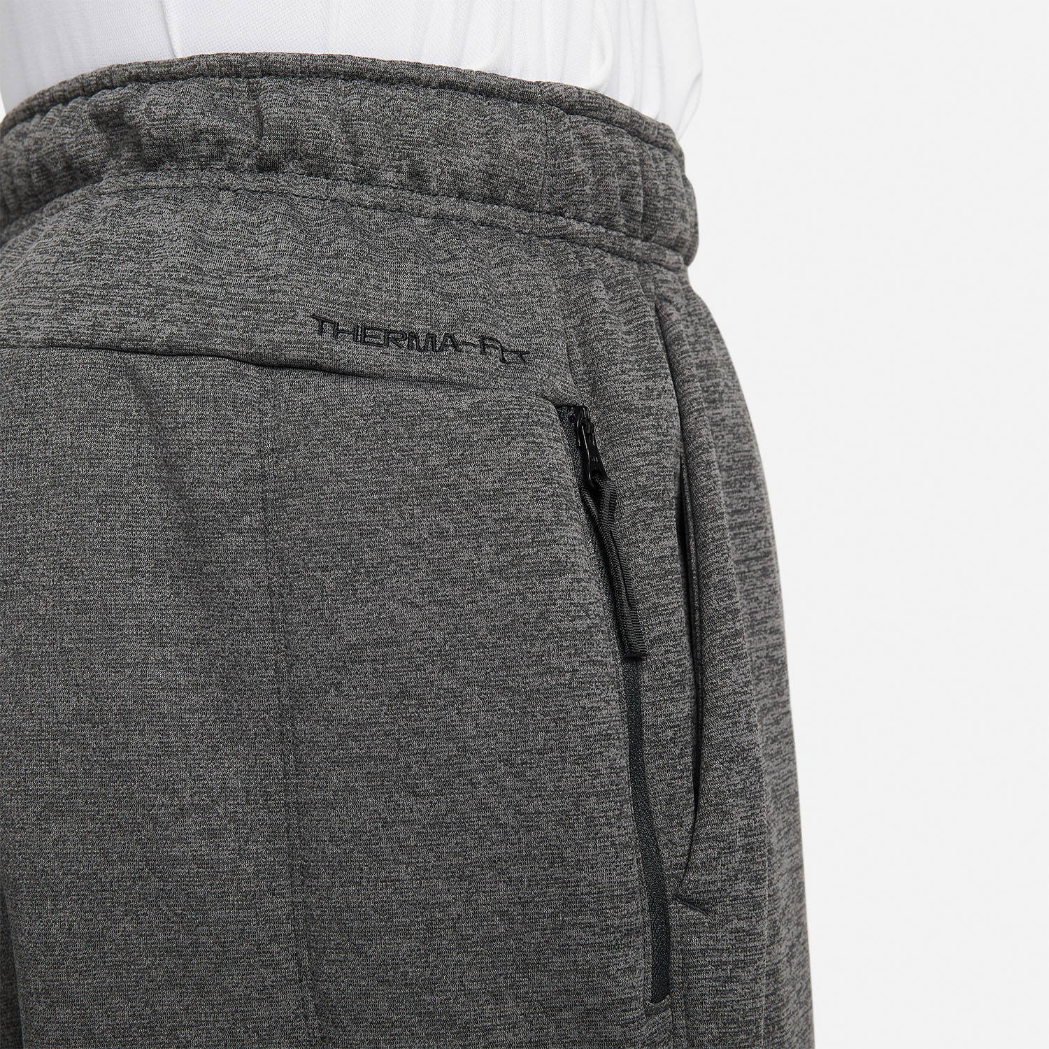 Nike Therma-FIT Logo Pants - Charcoal Heathrer