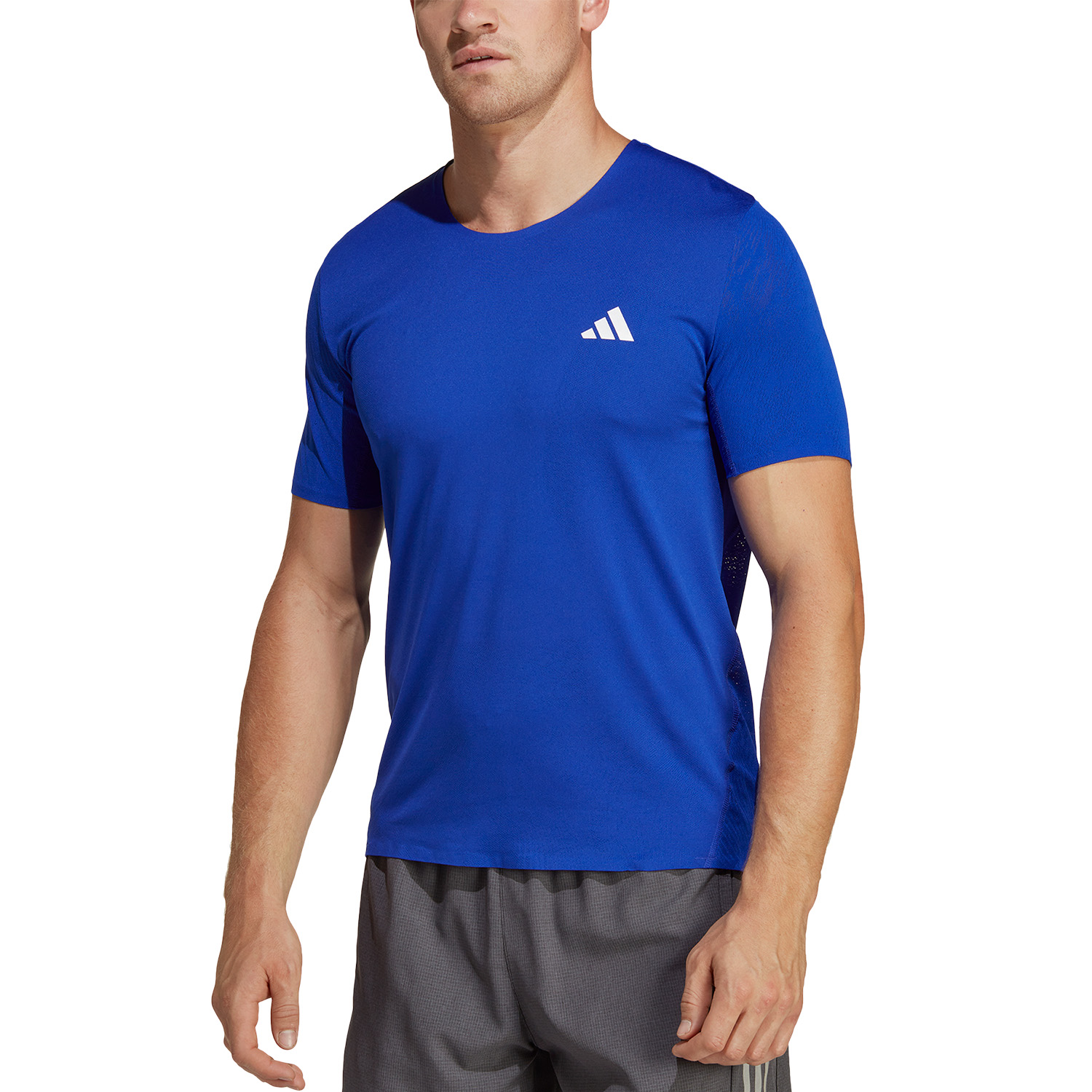 adidas adizero AEROREADY Men\'s Running T-Shirt - Lucid Blue