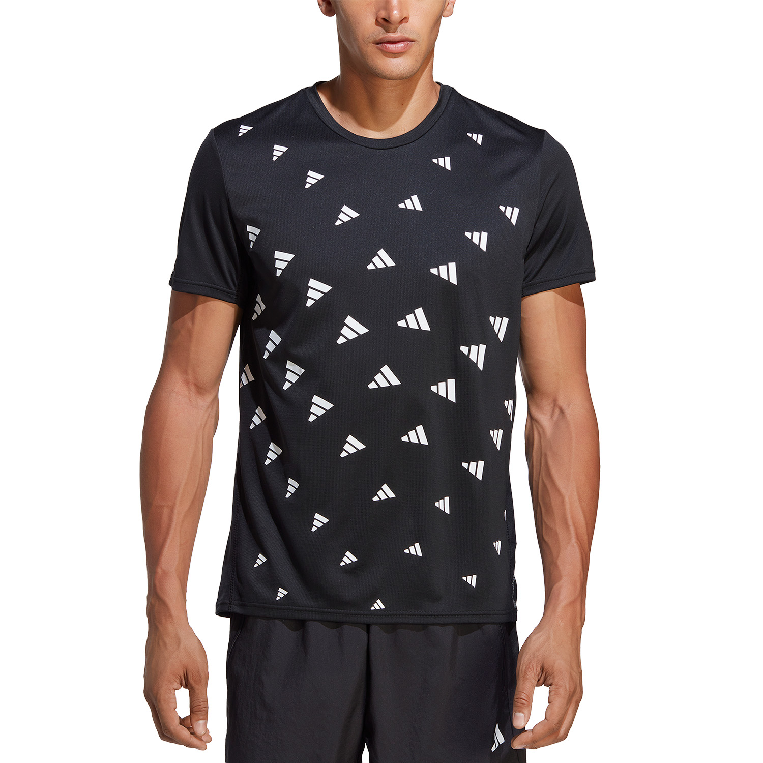 adidas Brand Love AEROREADY T-Shirt - Black/White