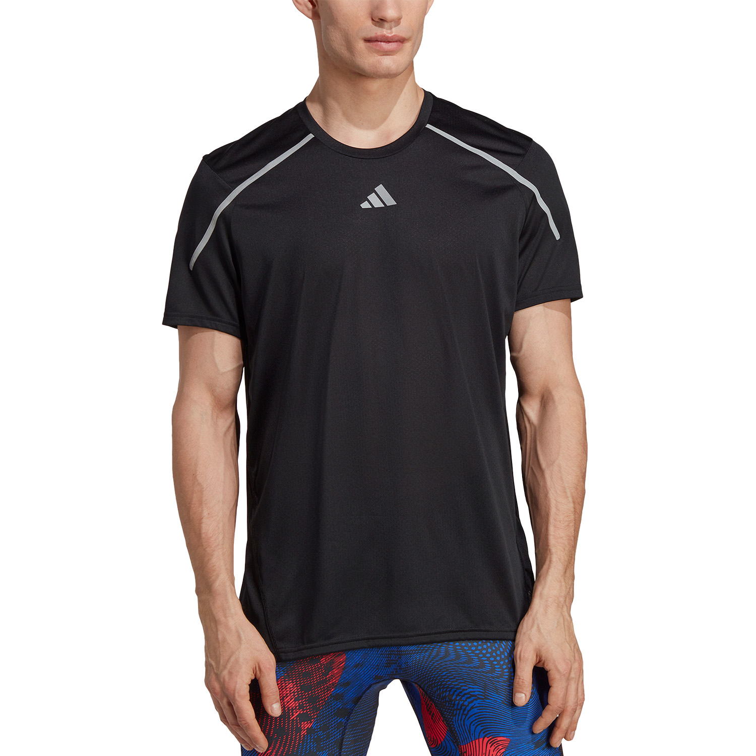 ik betwijfel het Herenhuis compromis adidas Confident AEROREADY Men's Running T-Shirt - Black