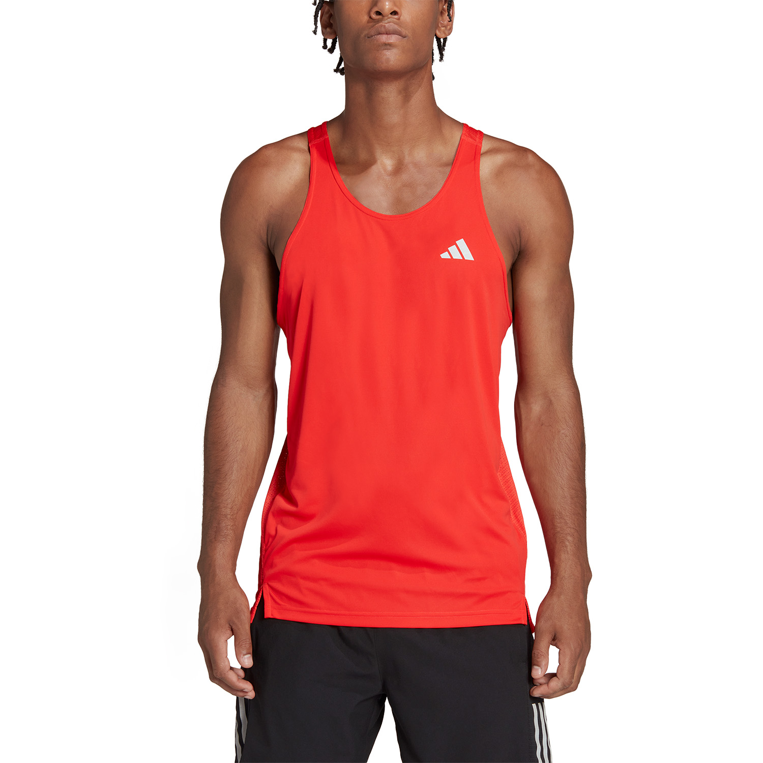 adidas Race Men's Running Tank - Bright Red