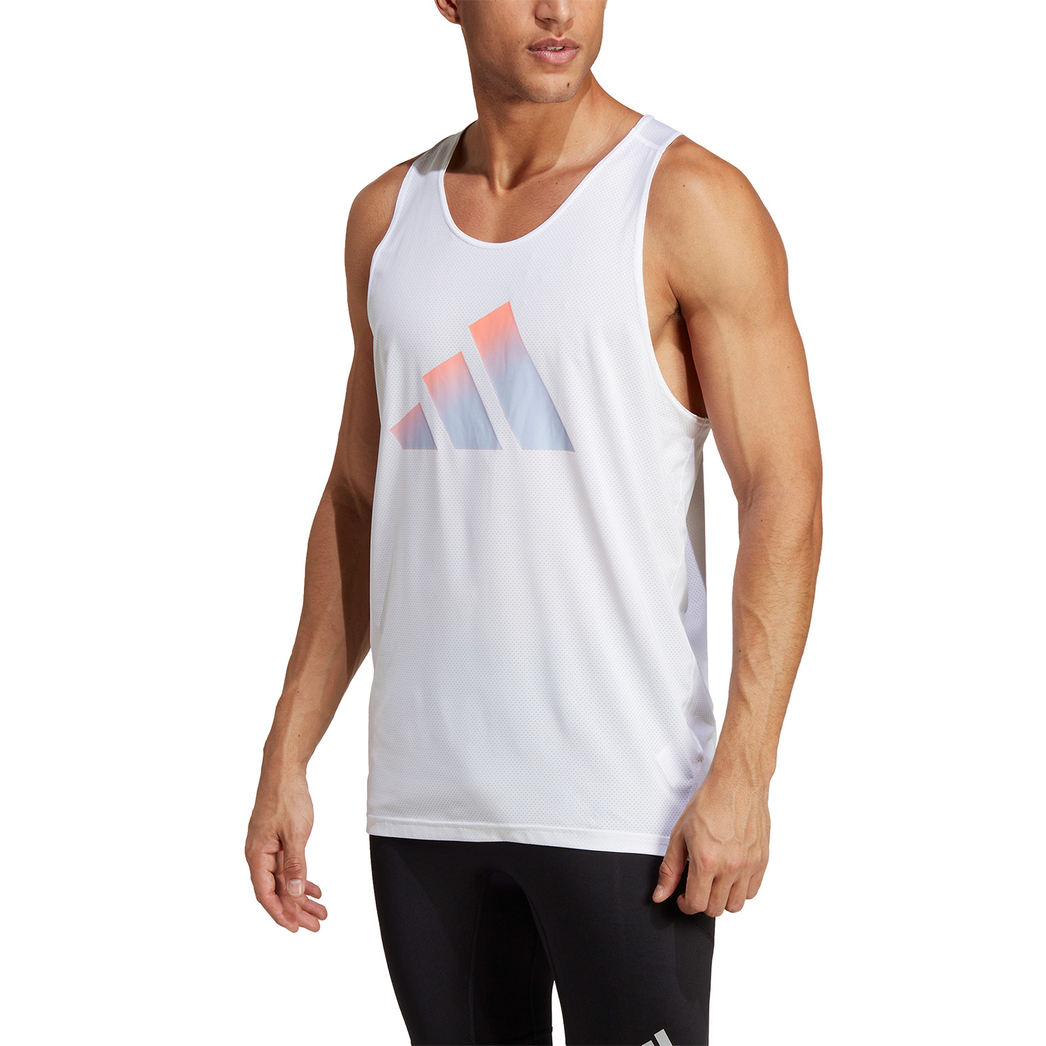 adidas Run Icons Tank - White