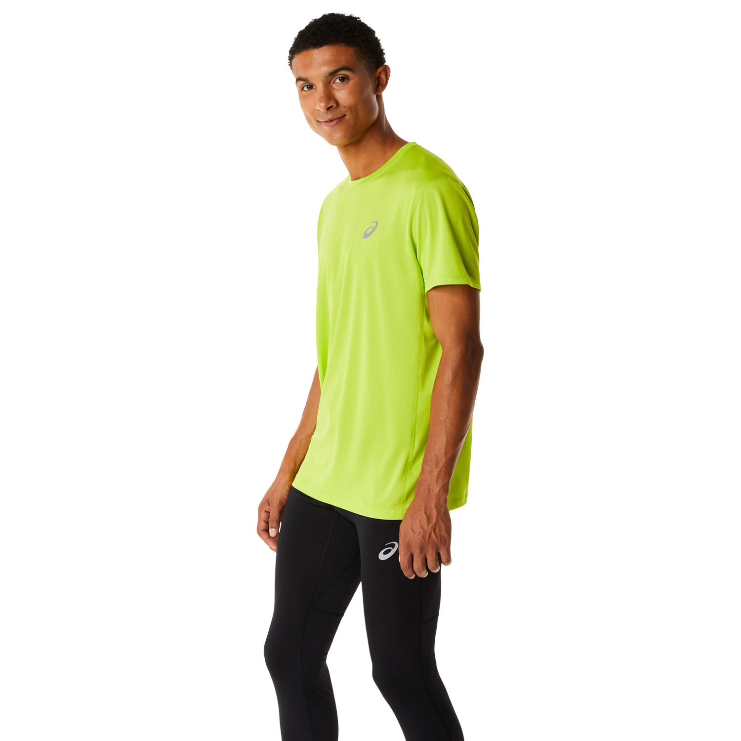 Asics Core Knit T-Shirt - Lime Zest