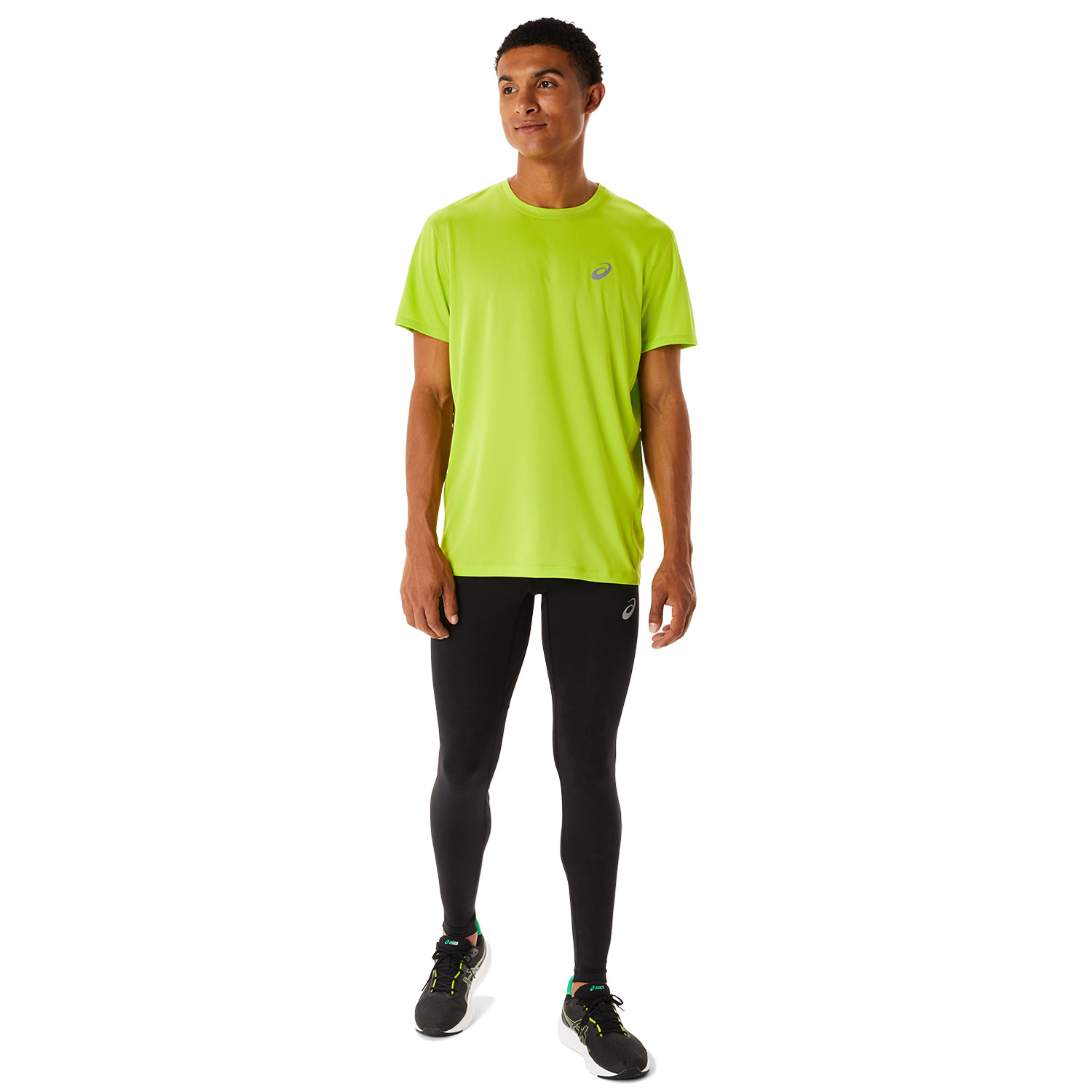 Asics Core Knit T-Shirt - Lime Zest