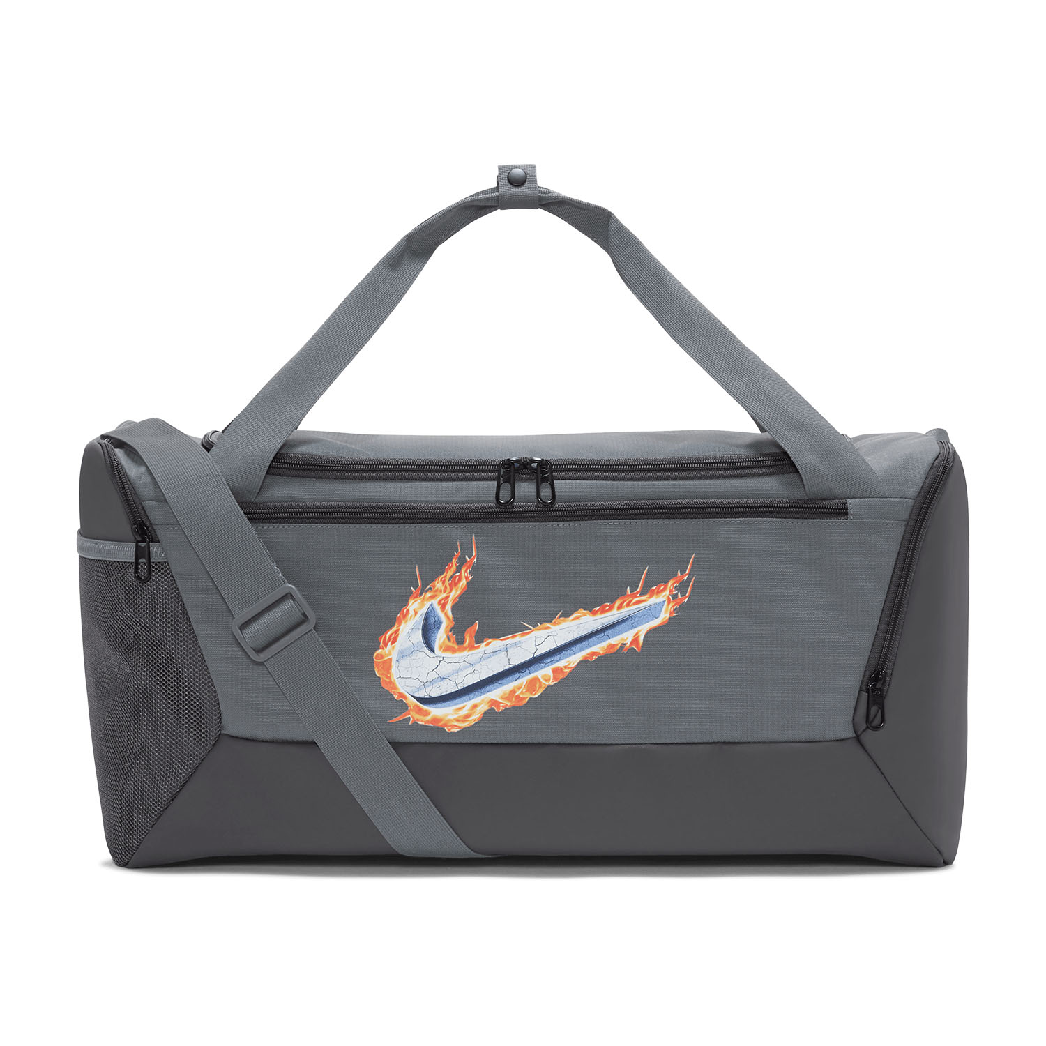 tirar a la basura Anónimo doble Nike Brasilia Bolso Mini de Entrenamiento Iron Grey/University