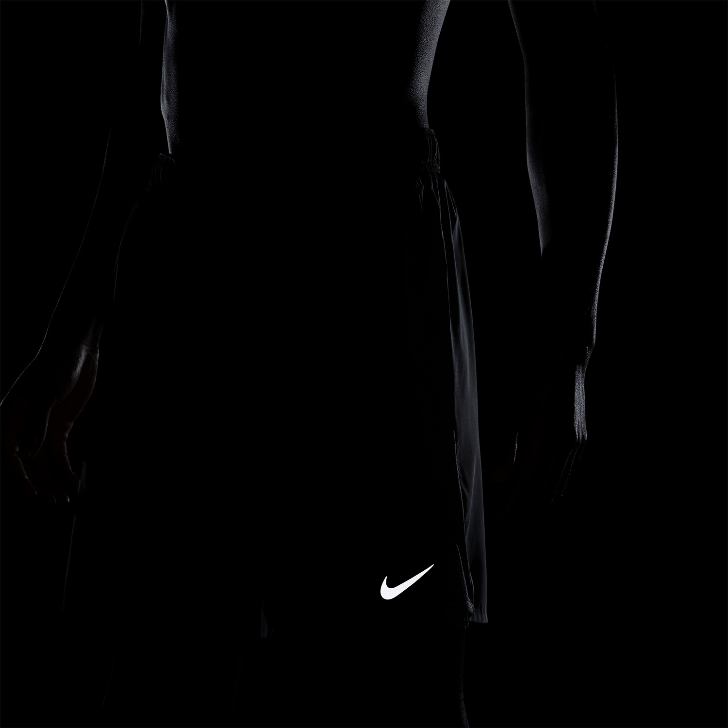 Nike Challenger 2 in 1 7in Pantaloncini - Smoke Grey/Dark Smoke Grey/Reflective Silver