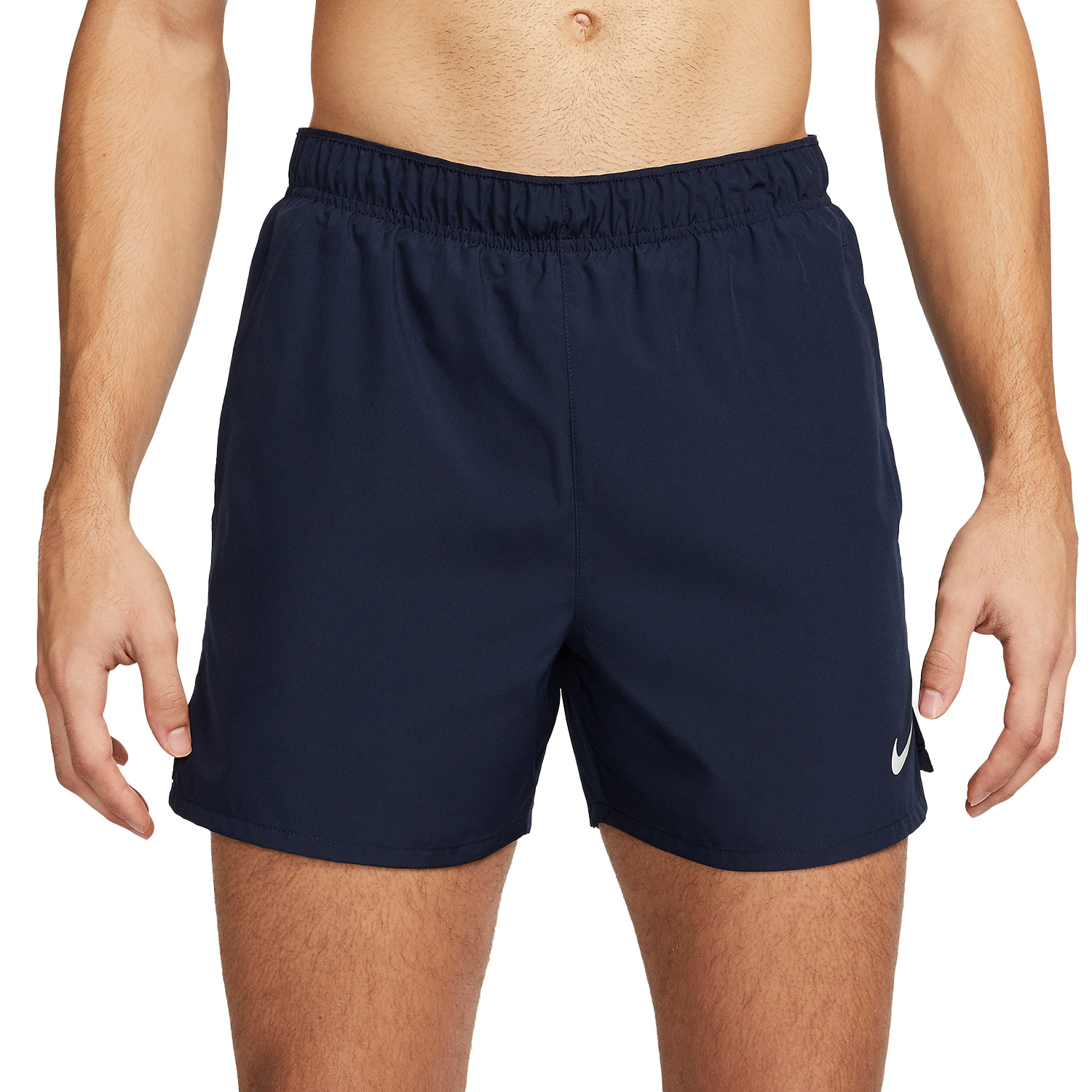 Nike Challenger 5in Shorts - Obsidian/Black/Reflective Silver