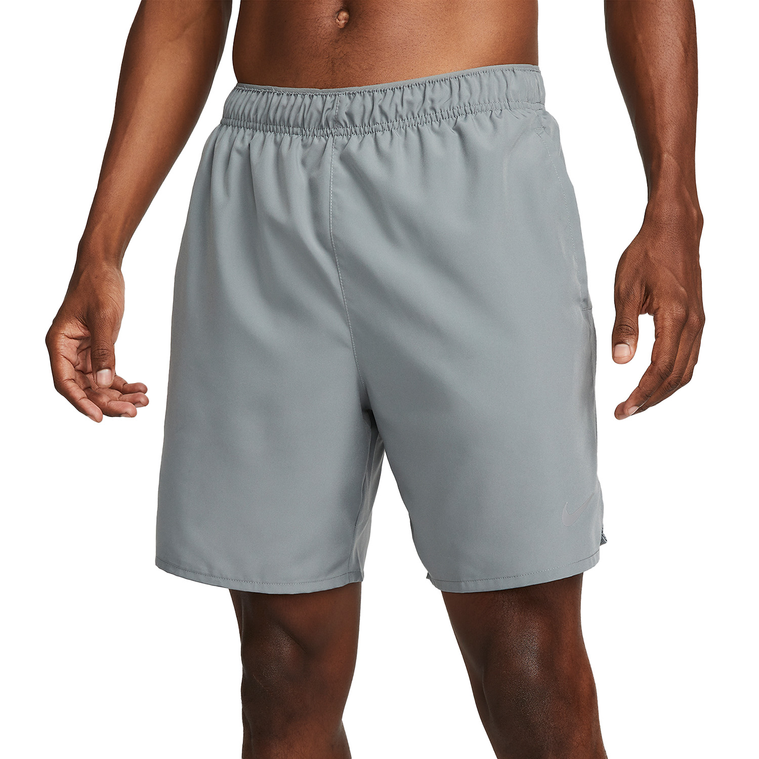 Nike Challenger Logo 7in Shorts - Smoke Grey/Reflective Silver