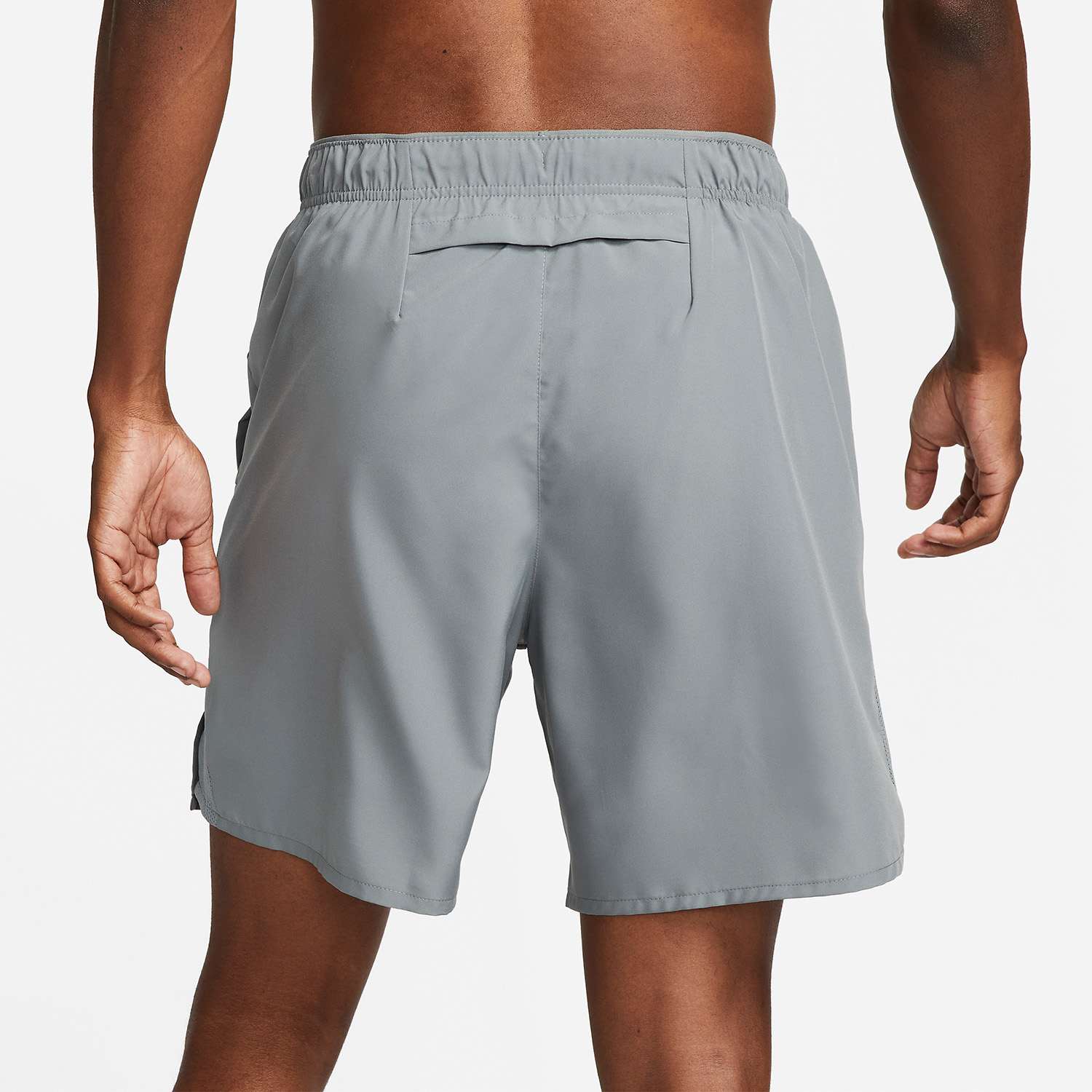 Nike Challenger Logo 7in Mens Running Shorts - Smoke Grey