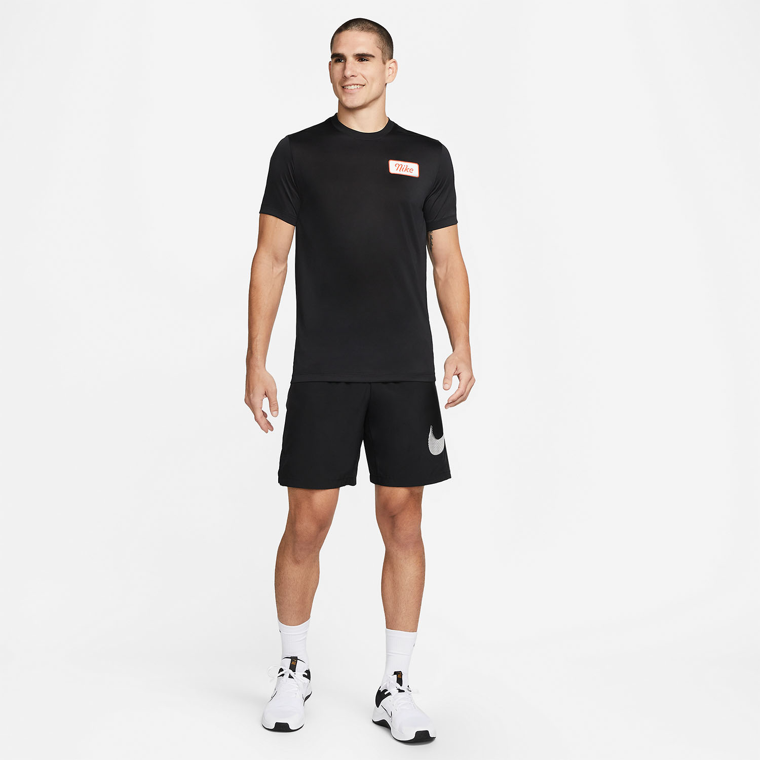 Nike Body Shop Logo Men's Training T-Shirt - Black