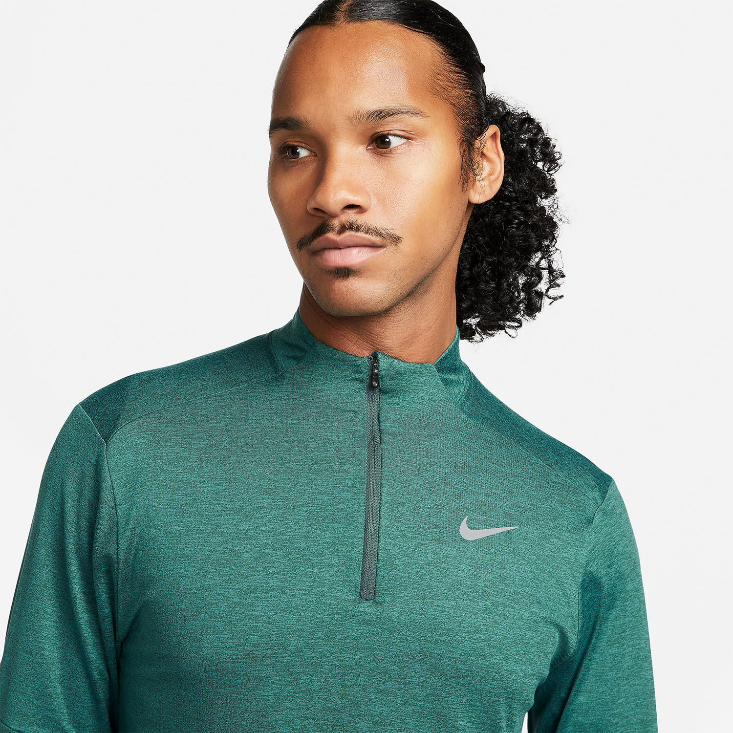Nike Dri-FIT Element Logo Shirt - Faded Spruce/Reflective Silver