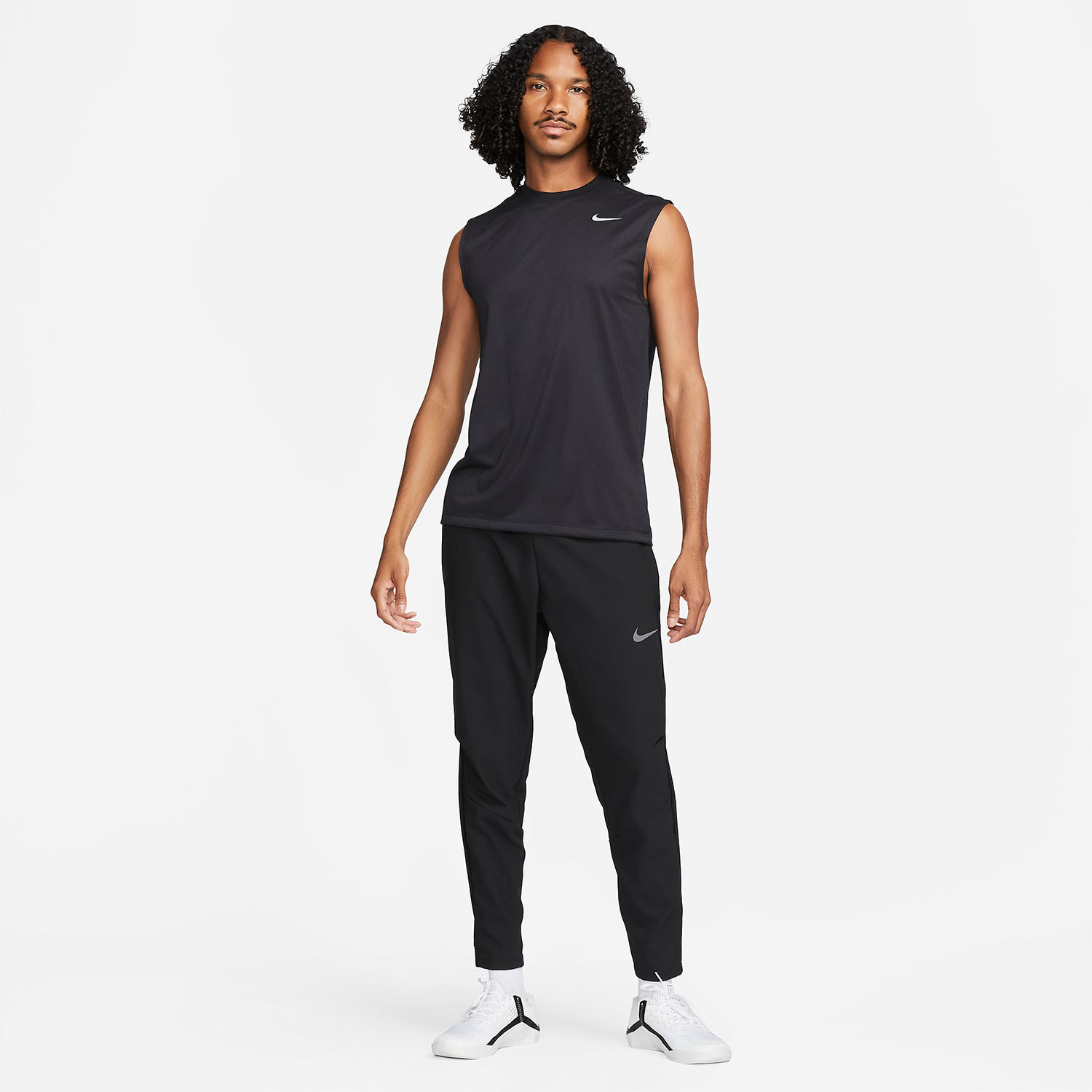 Nike Dri-FIT Legend Men's Training Tank - Black/Matte Silver