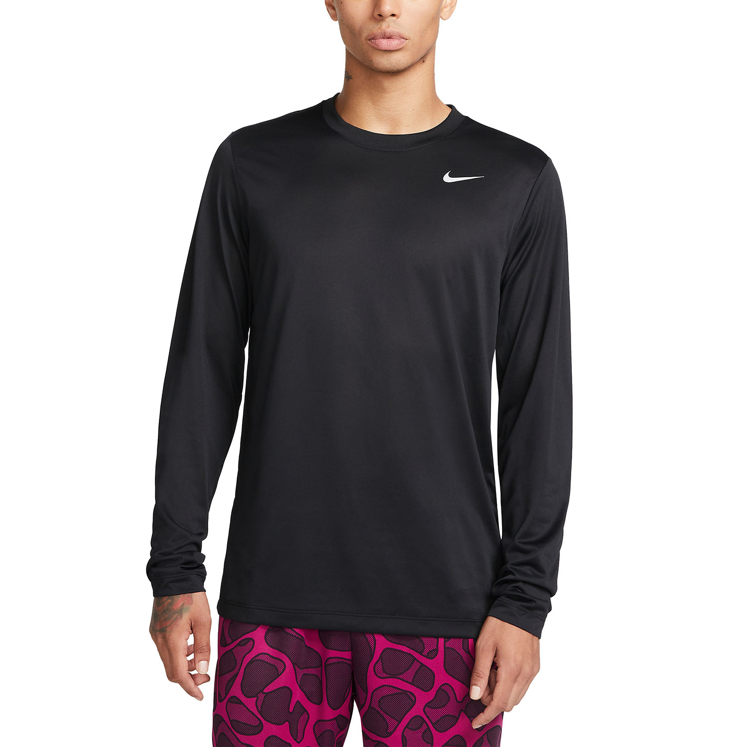 Nike Dri-FIT Legend Camisa - Black/Matte Silver