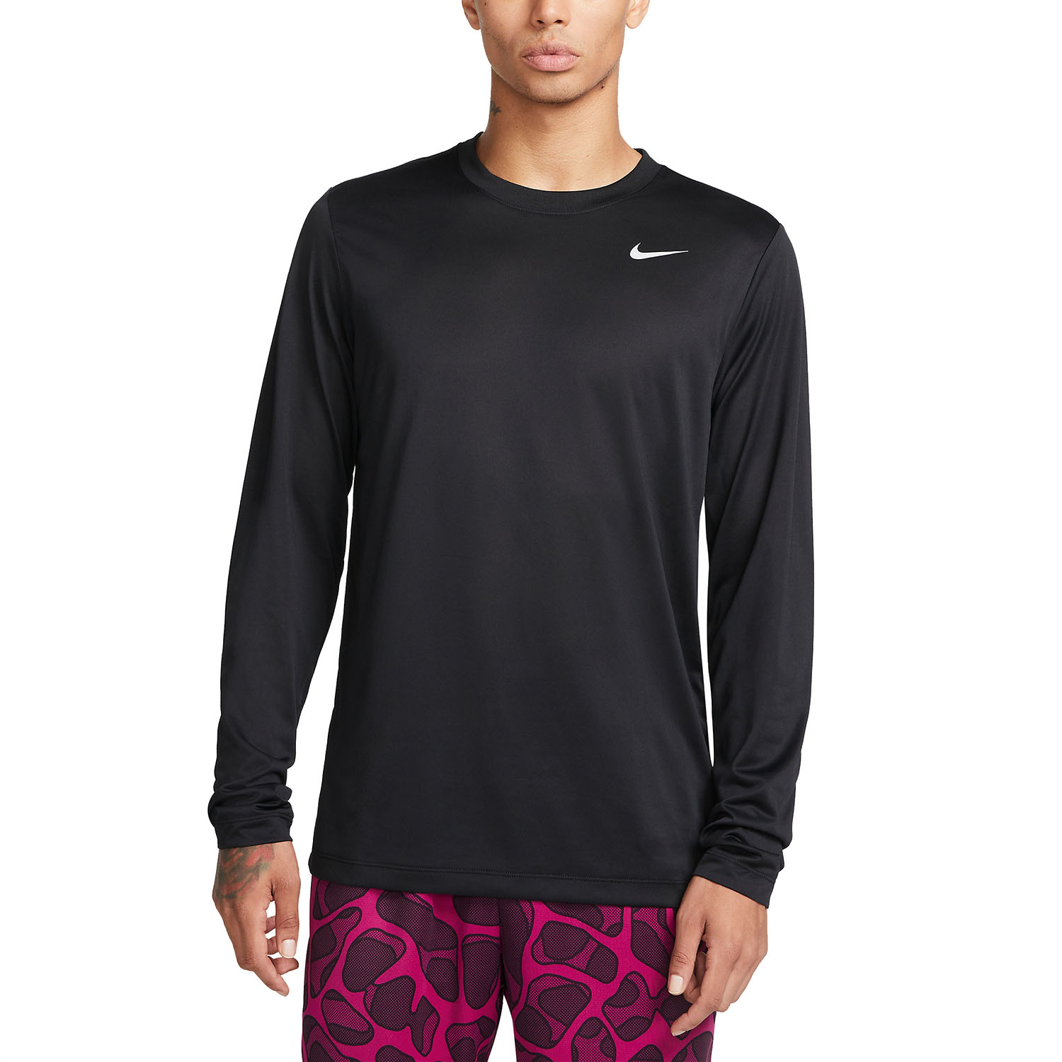 Nike Dri-FIT Legend Maglia - Black/Matte Silver