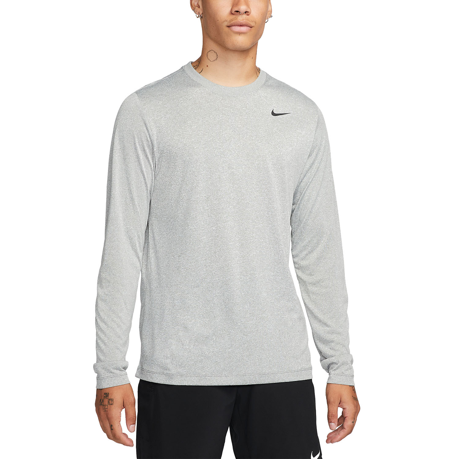 Nike Dri-FIT Legend Shirt - Tumbled Grey/Flt Silver Heather/Black