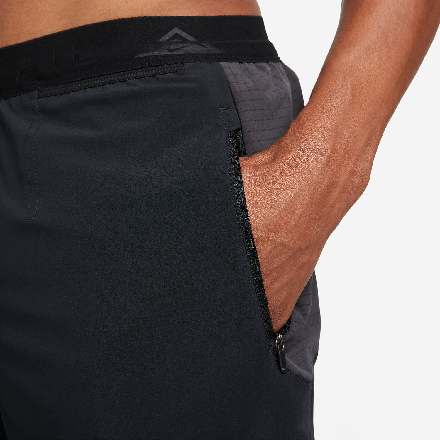 Nike Dri-FIT Second Sunrise 7in Shorts - Black/Dark Smoke Grey/White