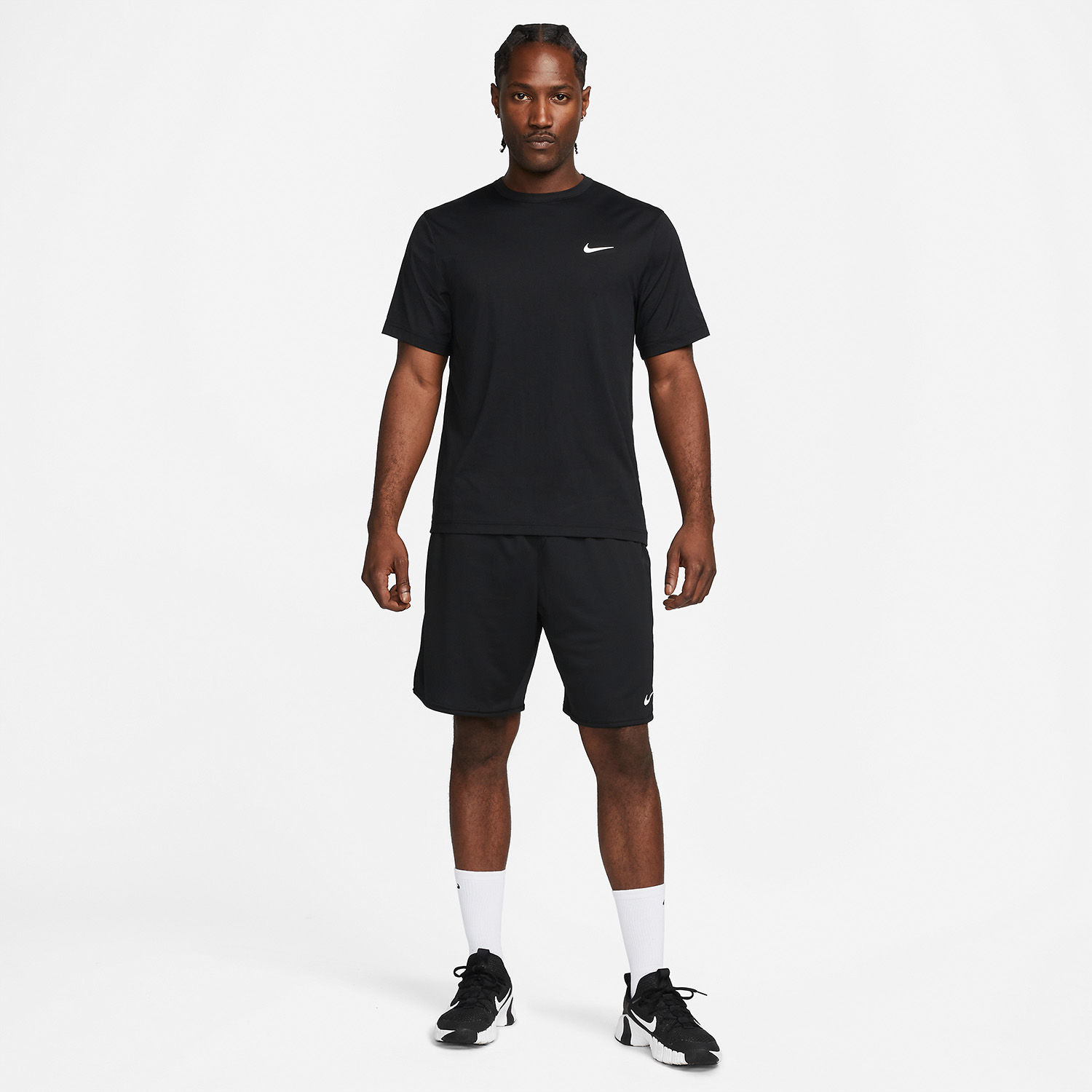 Nike Dri-FIT Hyverse Maglietta - Black/White