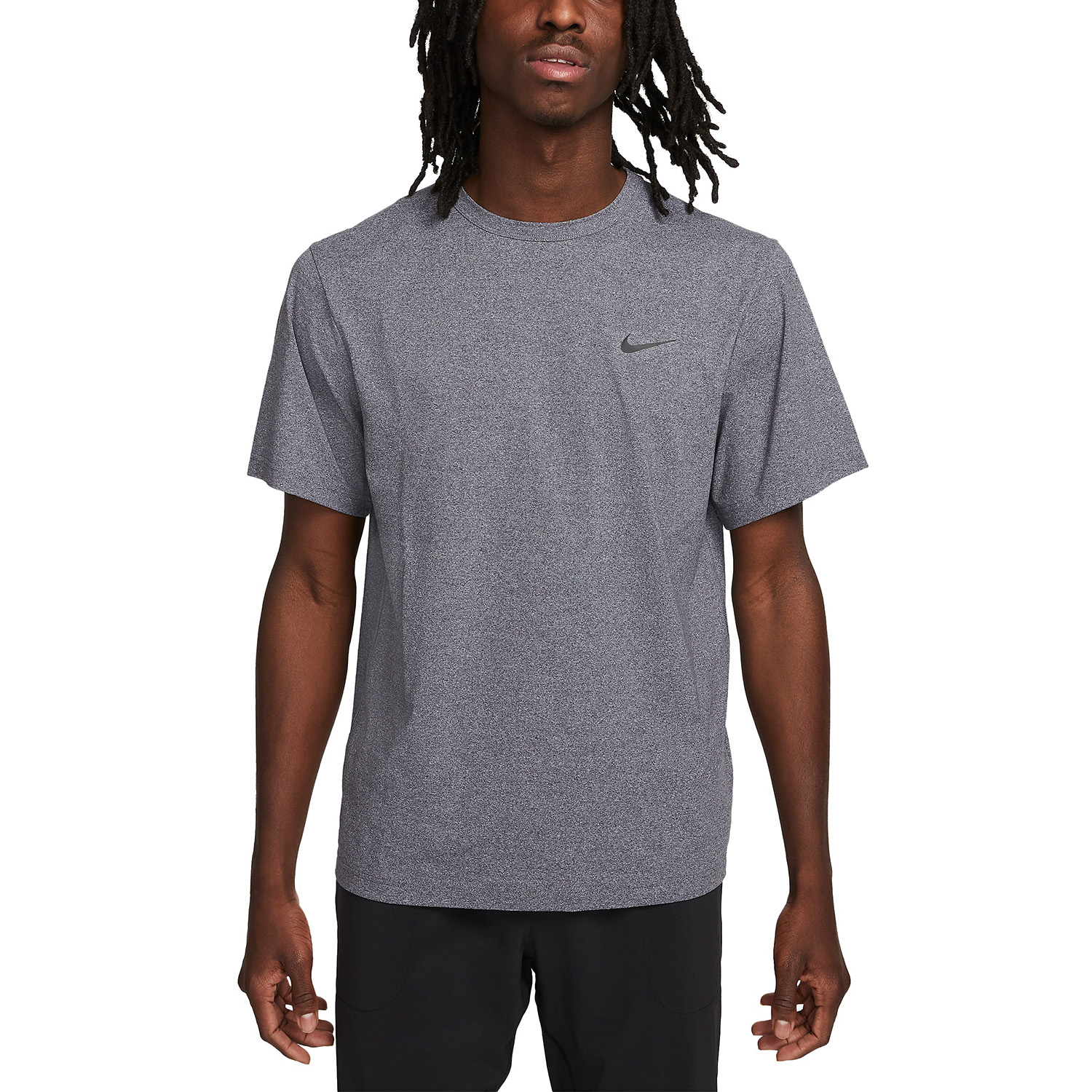 Nike Dri-FIT Hyverse T-Shirt - Obsidian/Heater/Black