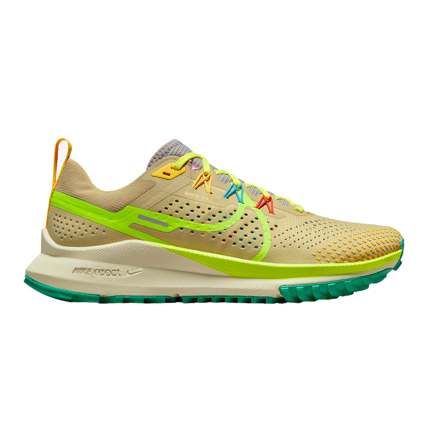 sortie Mantle Sæt tøj væk Nike React Pegasus Trail 4 Women's Running Shoes - Team Gold