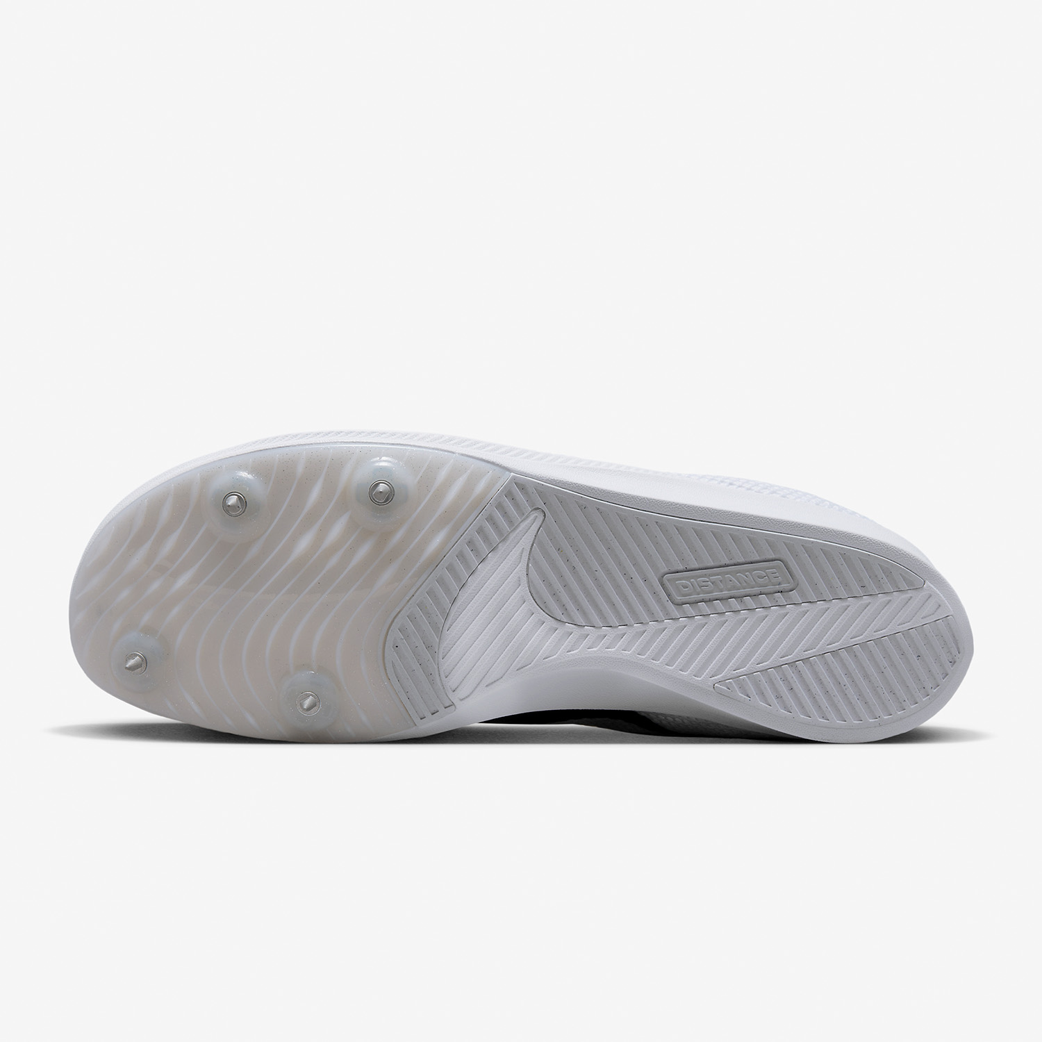 Nike Zoom Rival Distance Racing Shoes - White/Black