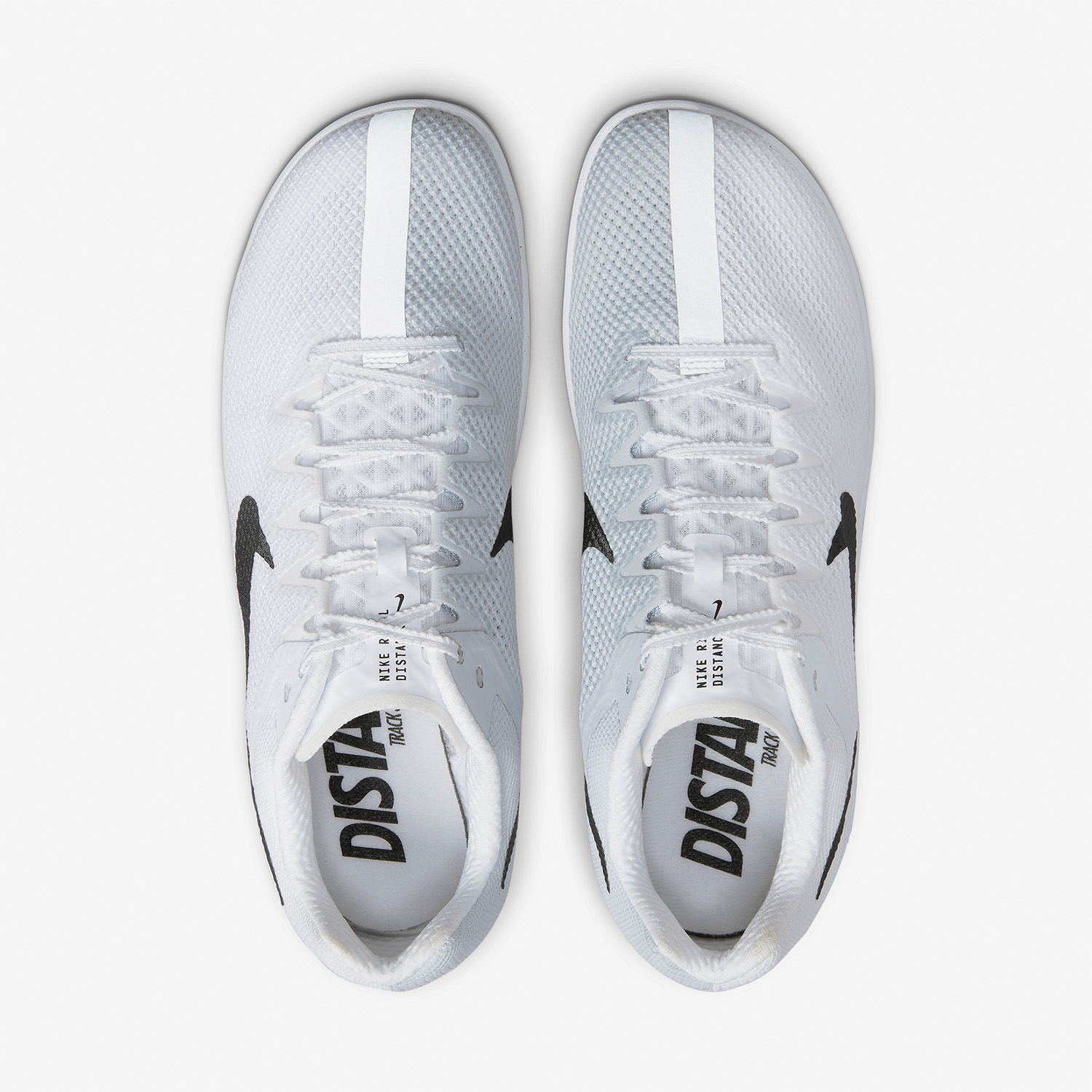 Nike Zoom Rival Distance - White/Black/Metallic Silver