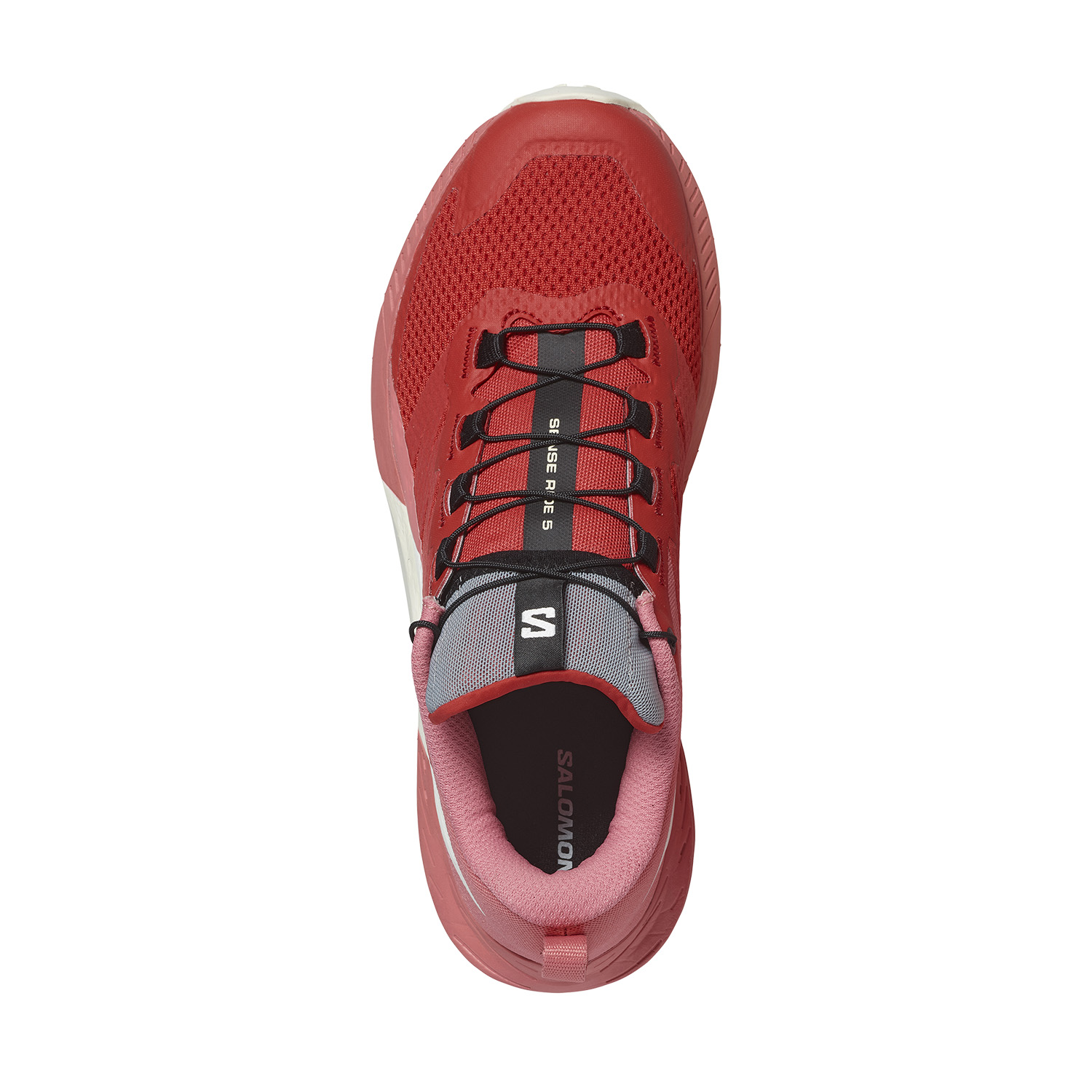 Salomon Sense Ride 5 - Tea Rose/Fiery Red/Vanilla Ice