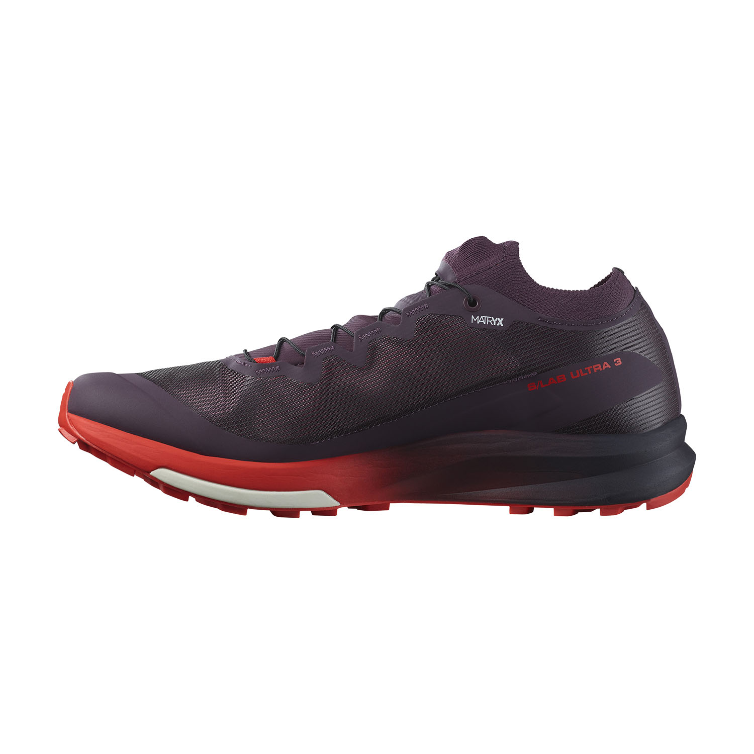 Salomon S/Lab Ultra 3 - Plum Perfect/Fiery Red/White