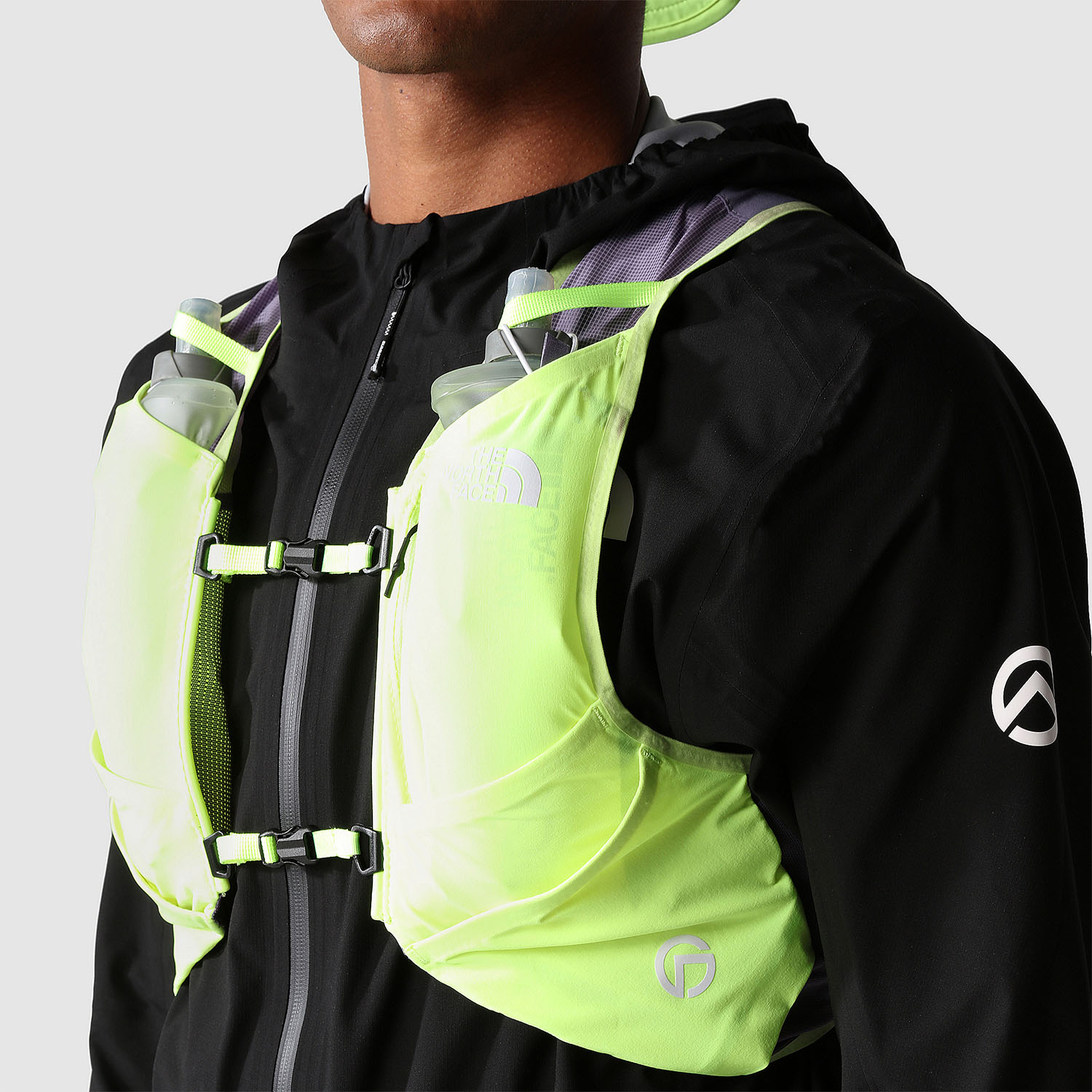 The North Face Summit Run Race Day 8 Mochila - Lunar Slate/Led Yellow