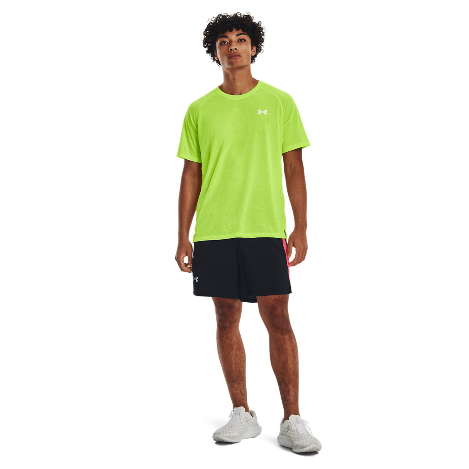 Under Armour Streaker Camiseta - Lime Surge