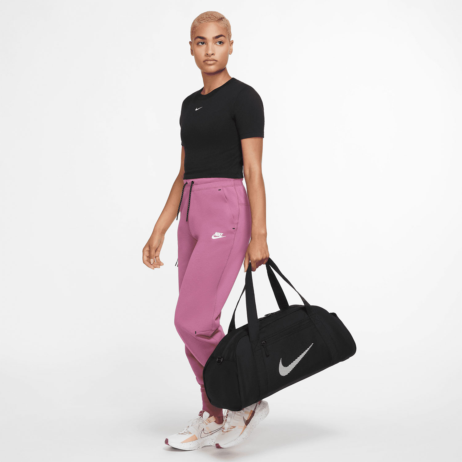 Nike Club Bolso - Black/White