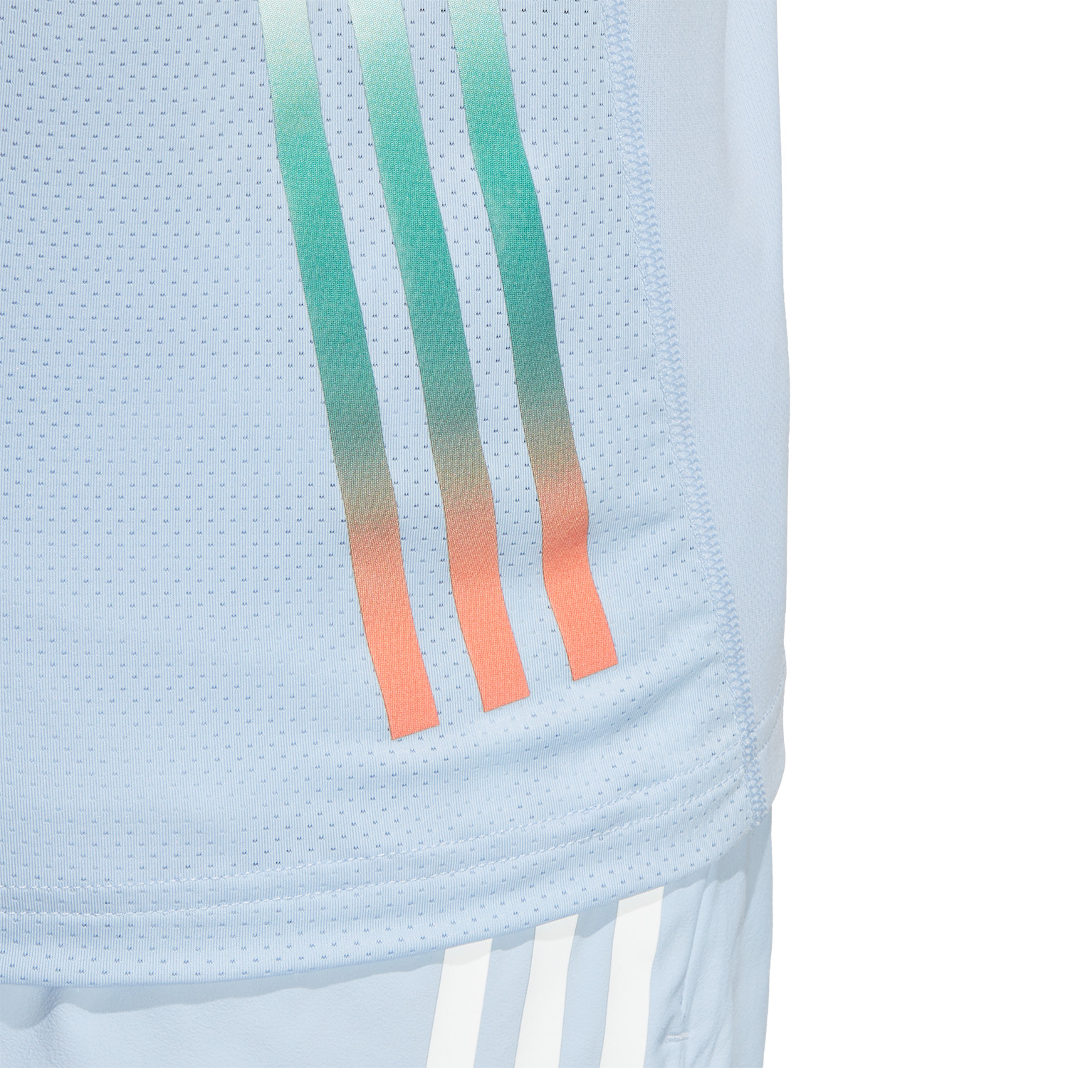 adidas Run Icons 3 Stripes T-Shirt - Bludaw