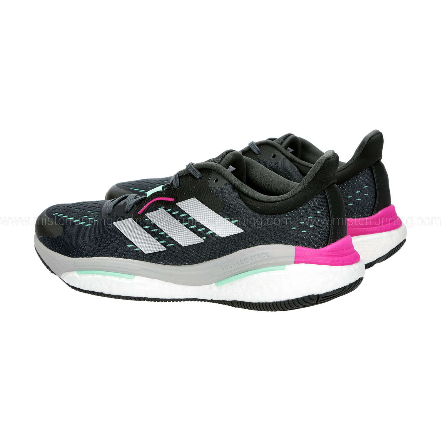 adidas Solarcontrol - Carbon/Silver Metallic/Lucid Fuchsia