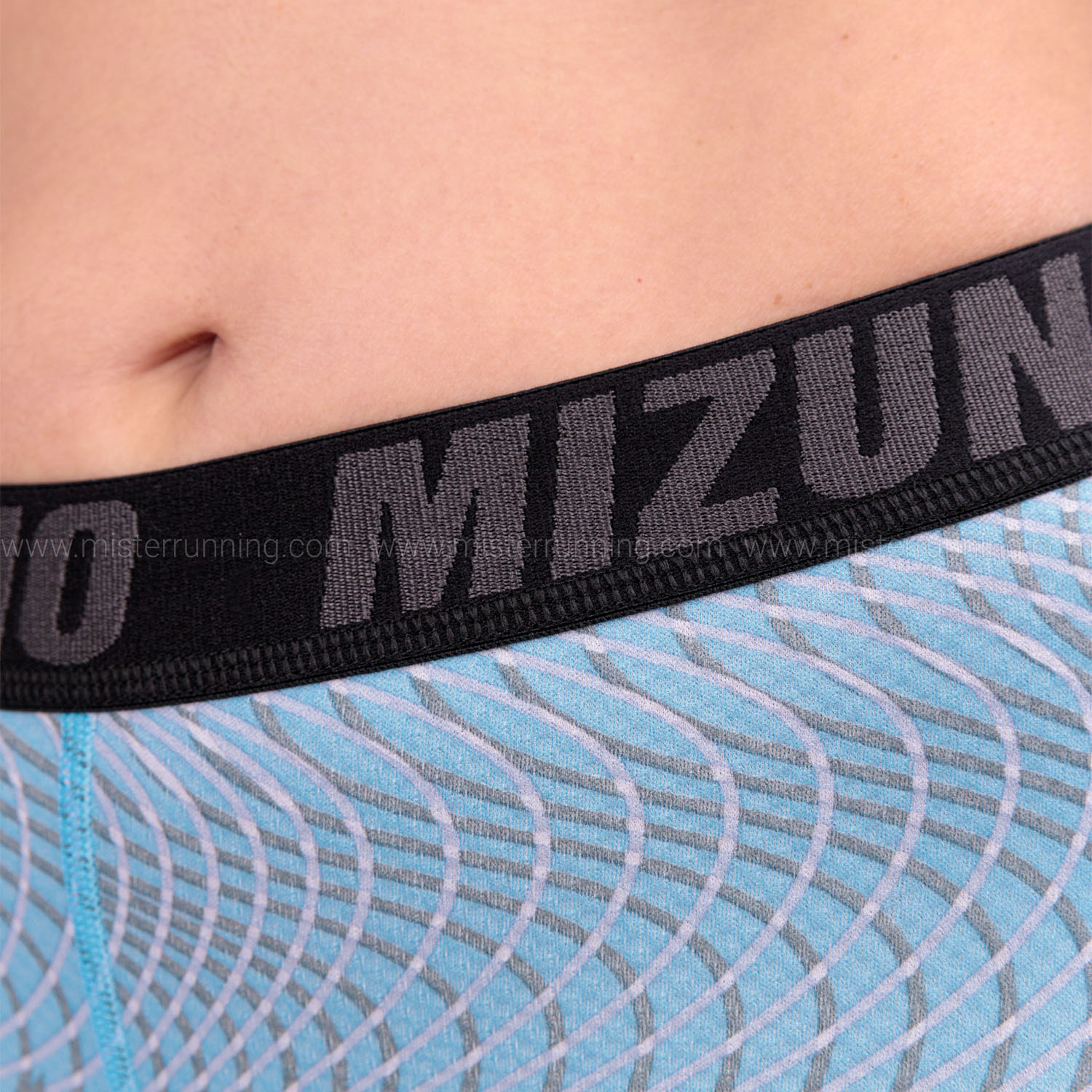 Mizuno Virtual Body G3 Long Tights - Milky Blue